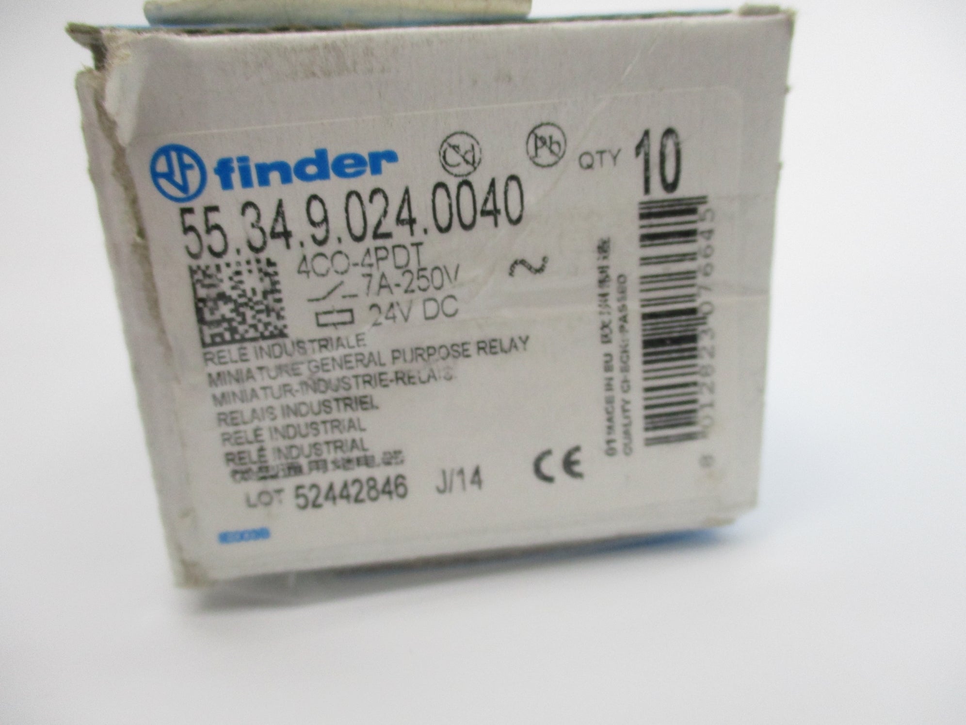 FINDER 55.34.9.024.0040 7A 250V (PKG OF 10) NSMP