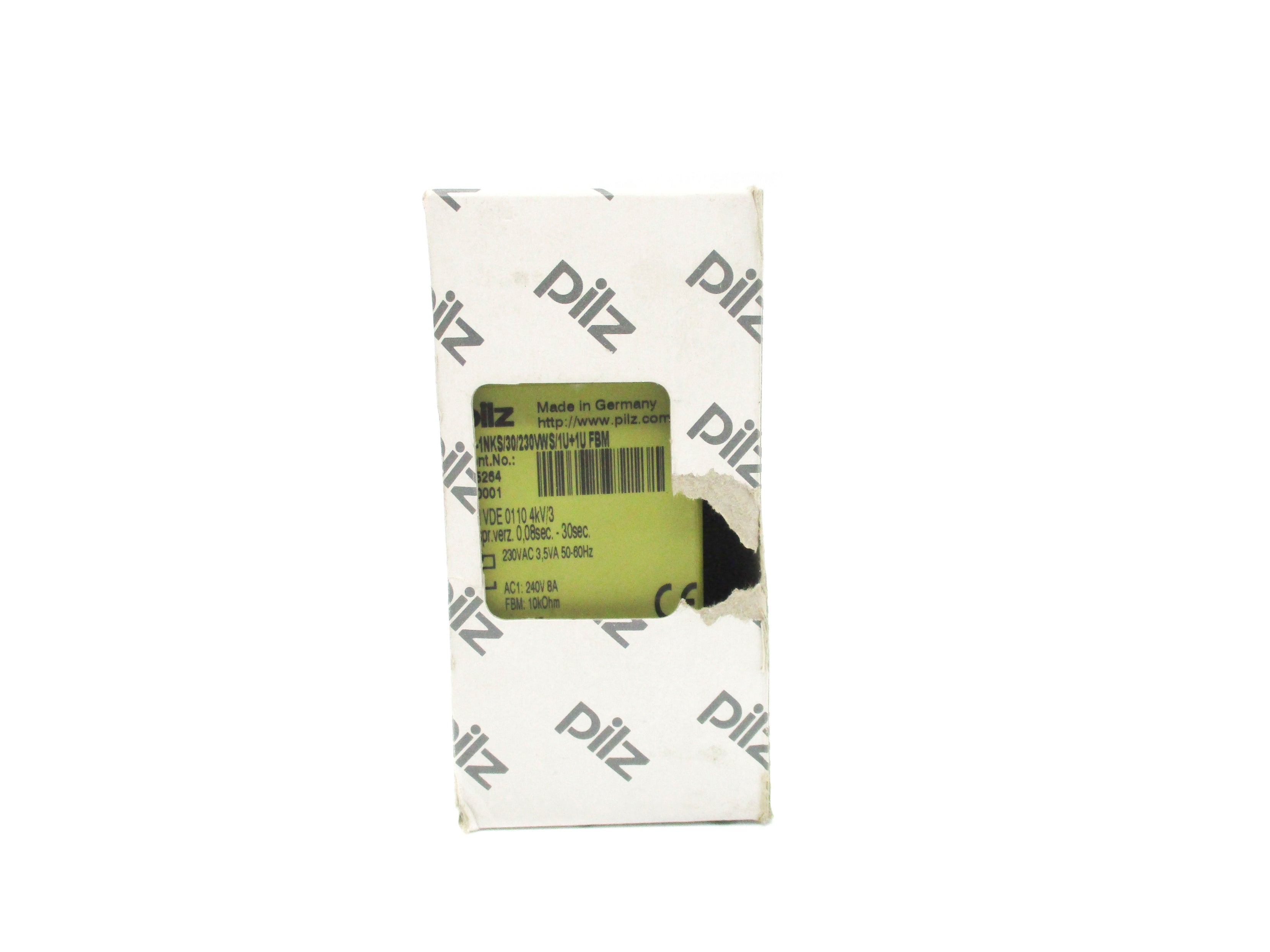 PILZ PAI-1NKS/30130VWS/1U+1UFBM 8A 240V NSMP