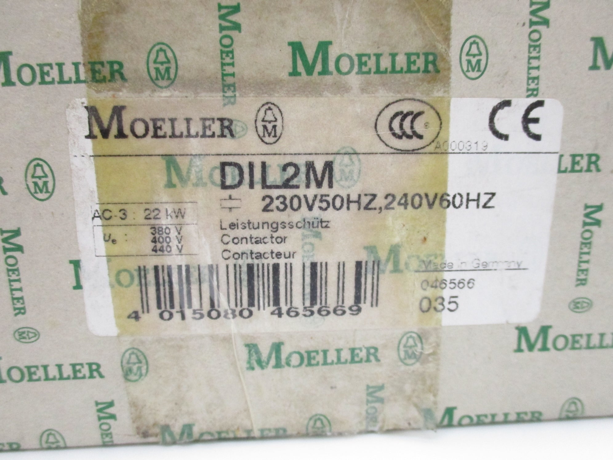 KLOCKNER MOELLER DIL2M 240V NSMP