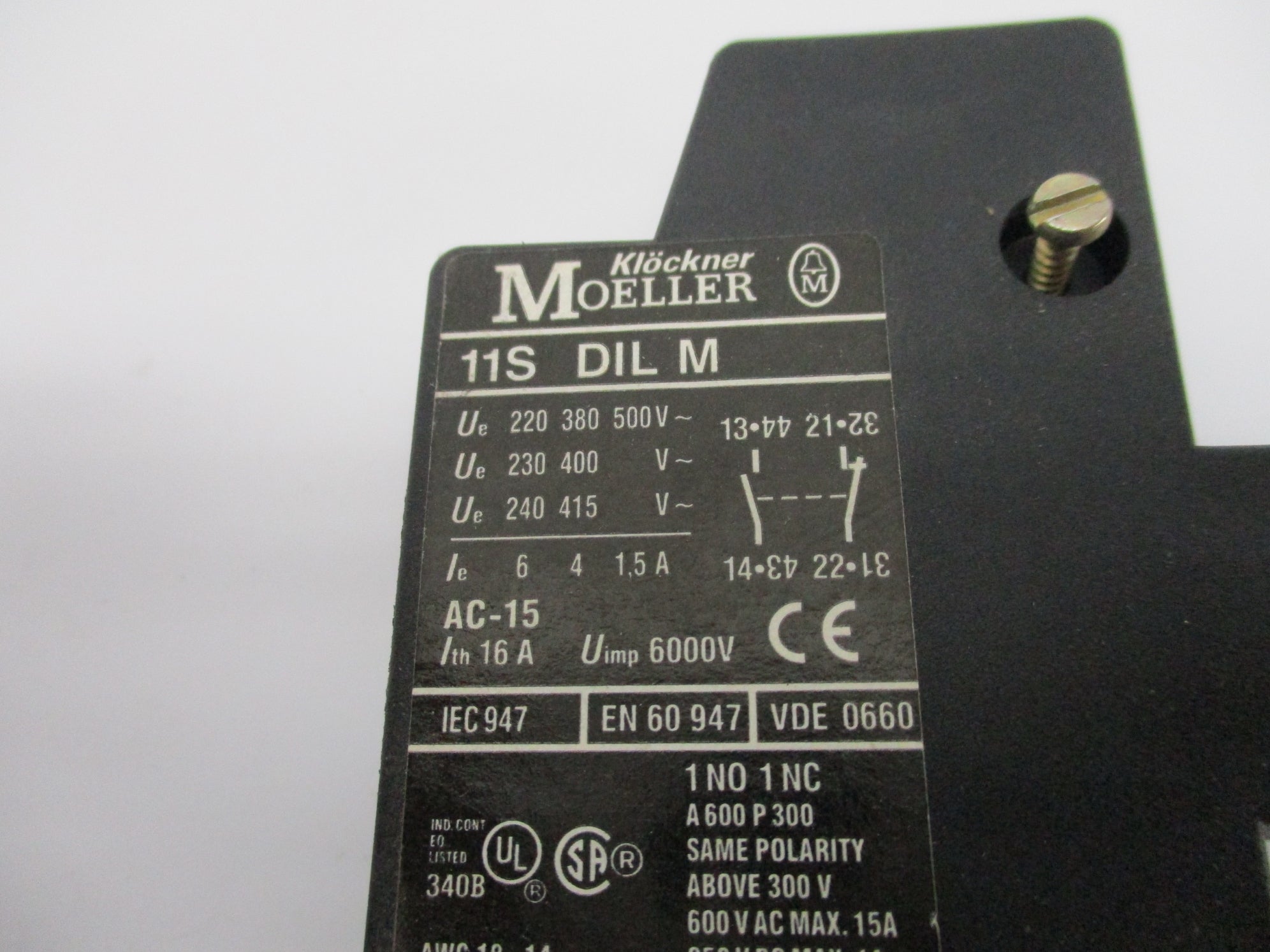 KLOCKNER MOELLER 11SDILM NSNP