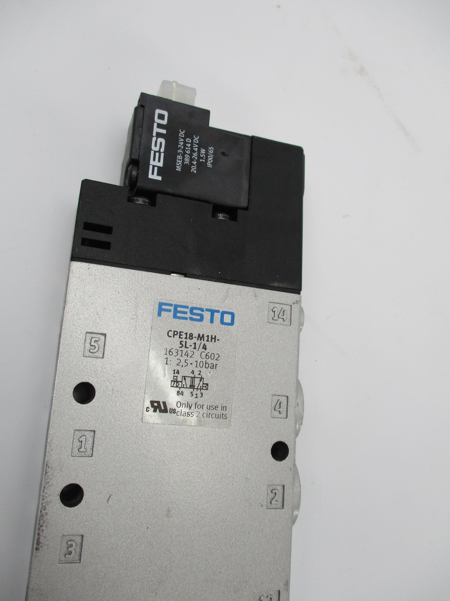 FESTO CPE18-M1H-5L-1/4 20.4-26.4VDC UNMP