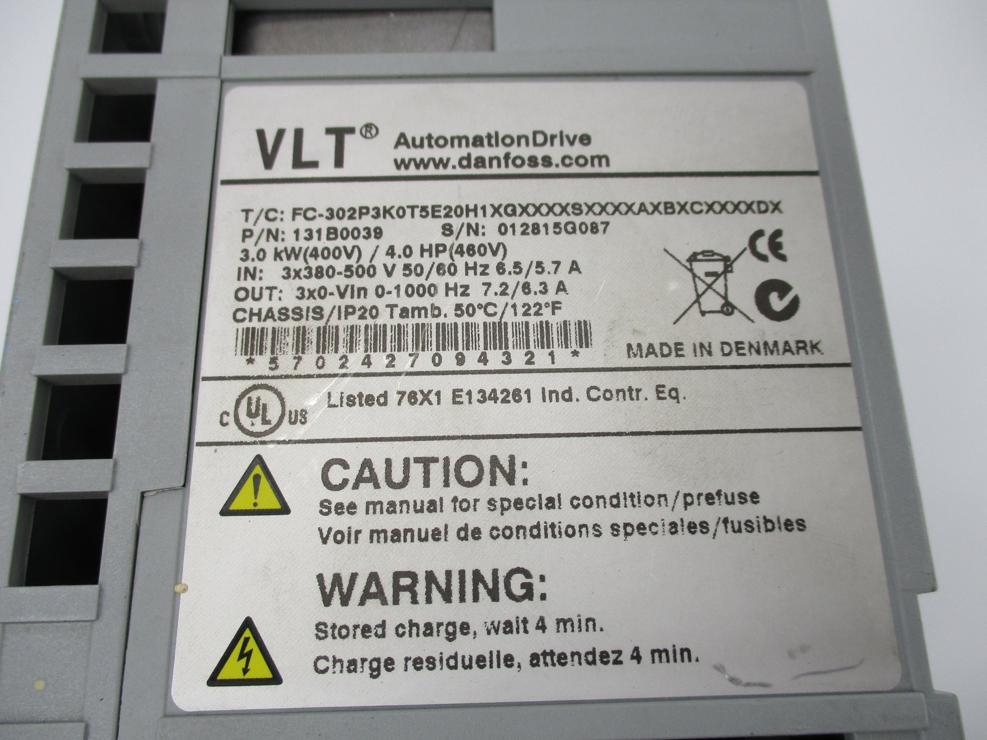 DANFOSS 131B0039 UNMP
