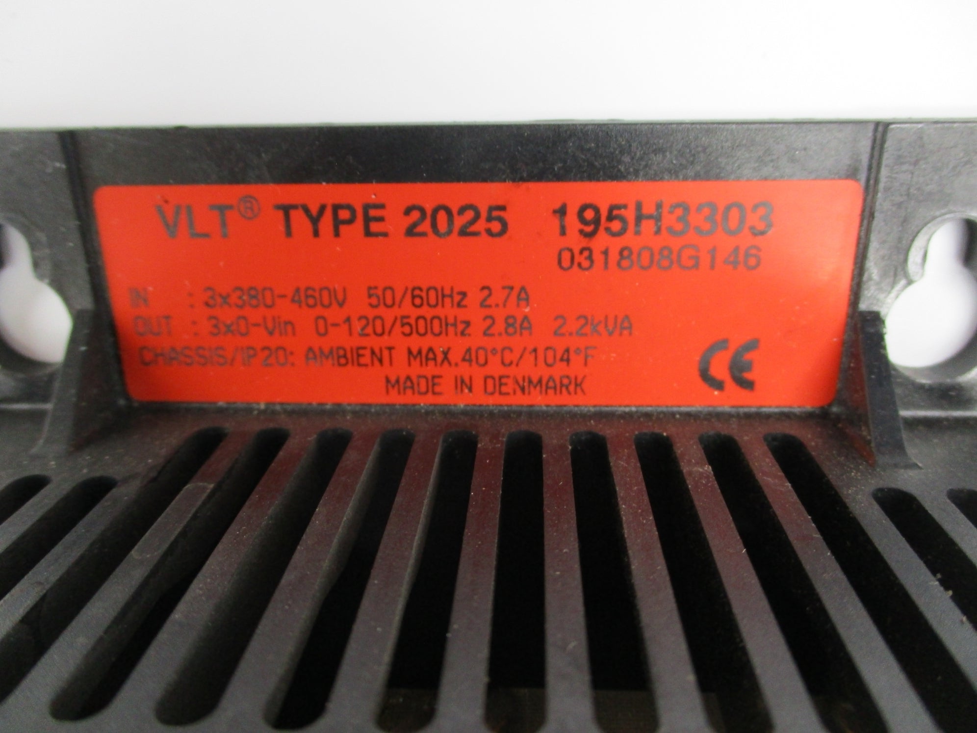 DANFOSS VLT2025 195H3303 UNMP