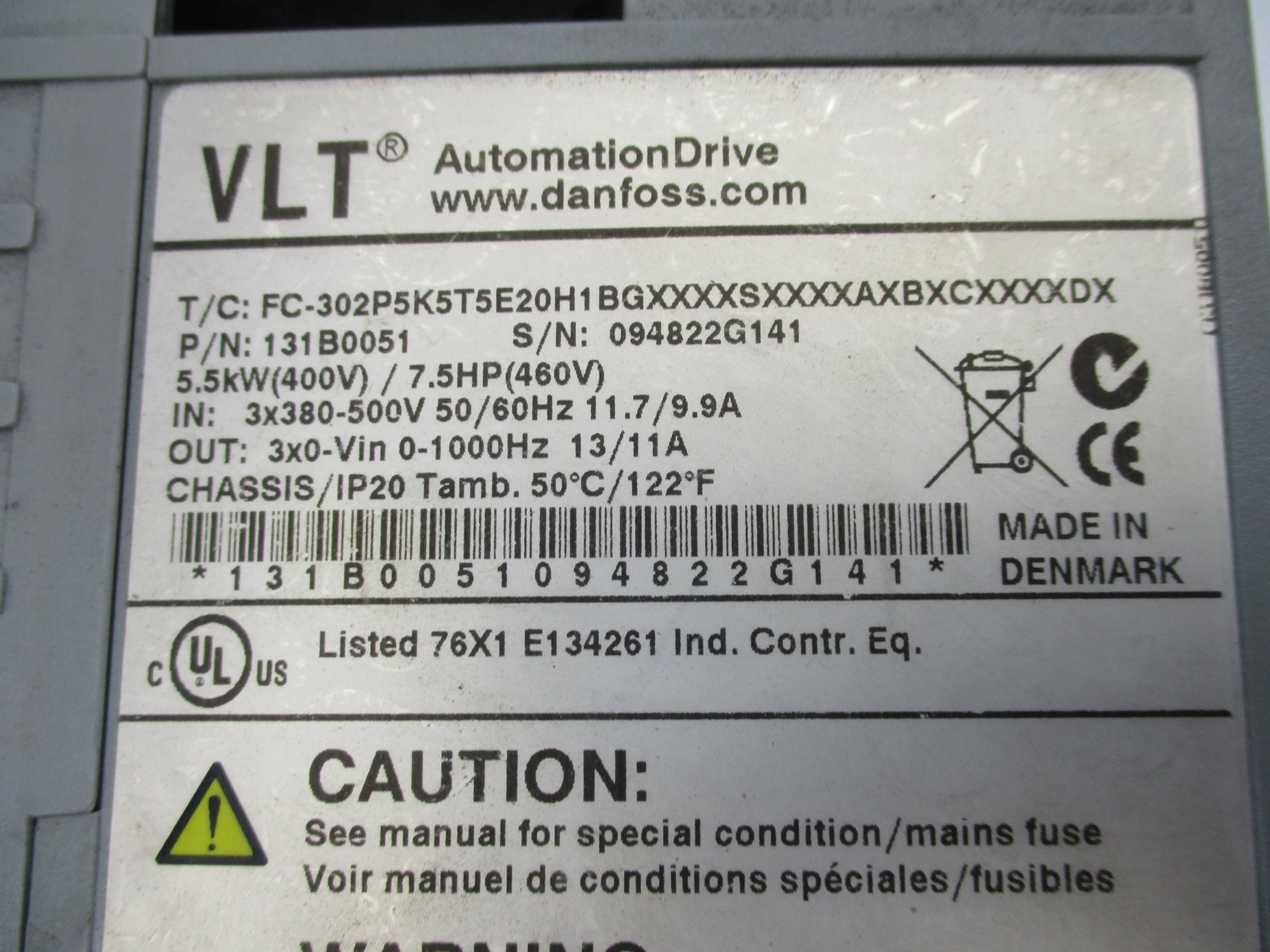DANFOSS 131B0051 UNMP