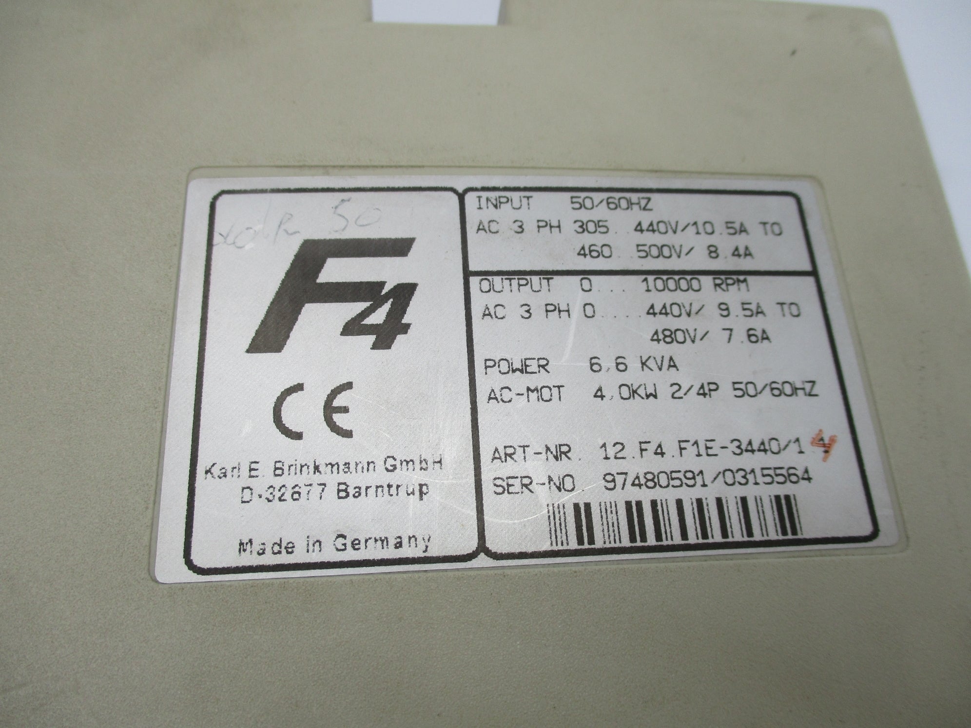 KEB 12.F4.F1E-3440/11 UNMP