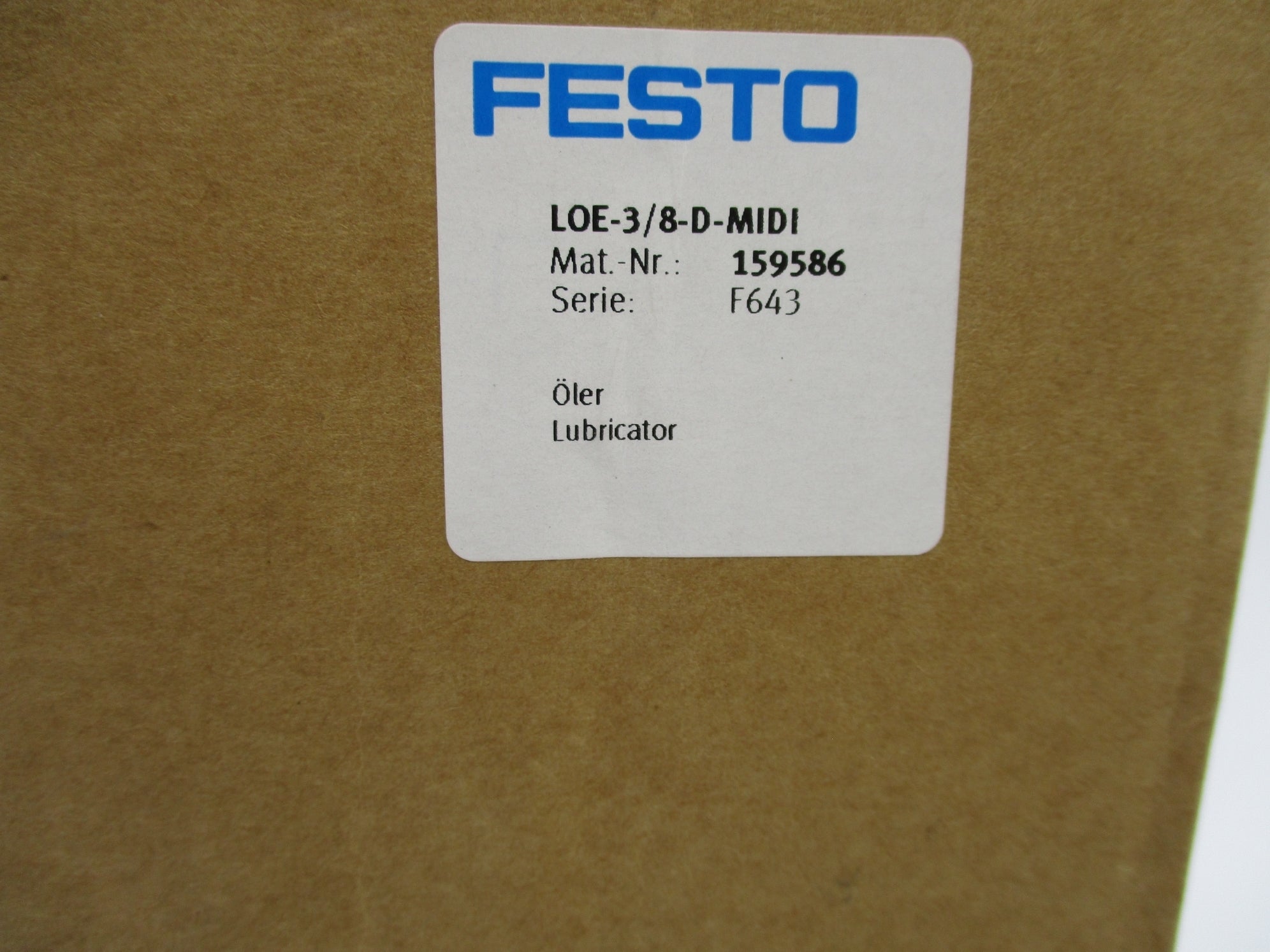 FESTO LOE-3/8-D-MIDI 159586 NSMP