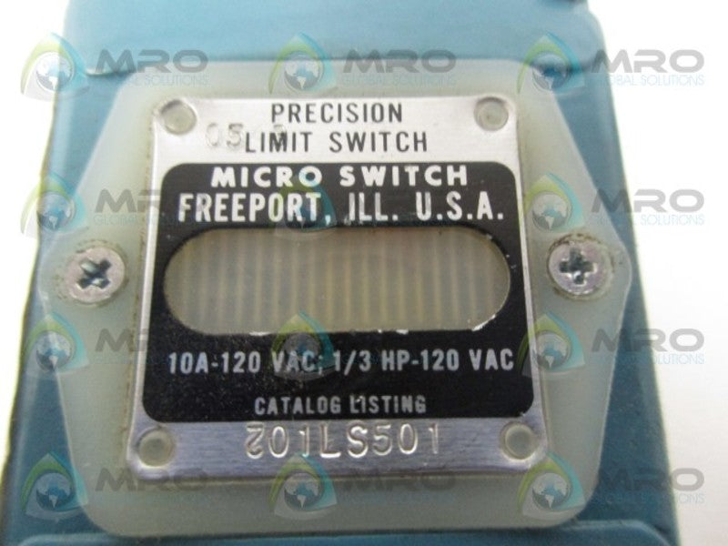 MICRO SWITCH 201LS501 LIMIT SWITCH NSNP