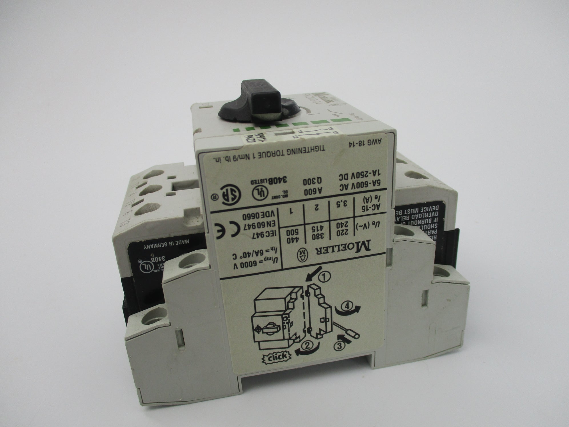 KLOCKNER MOELLER PKZM0-0,4 6000V 0,25-0,4A NSNP