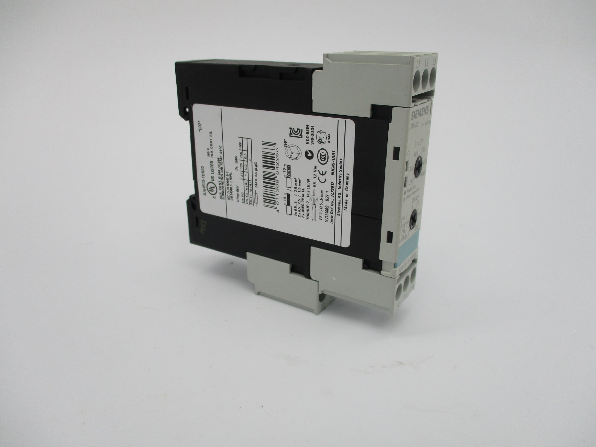 SIEMENS 3UG4513-1BR20 160-690V 4A 0.1-20S NSNP