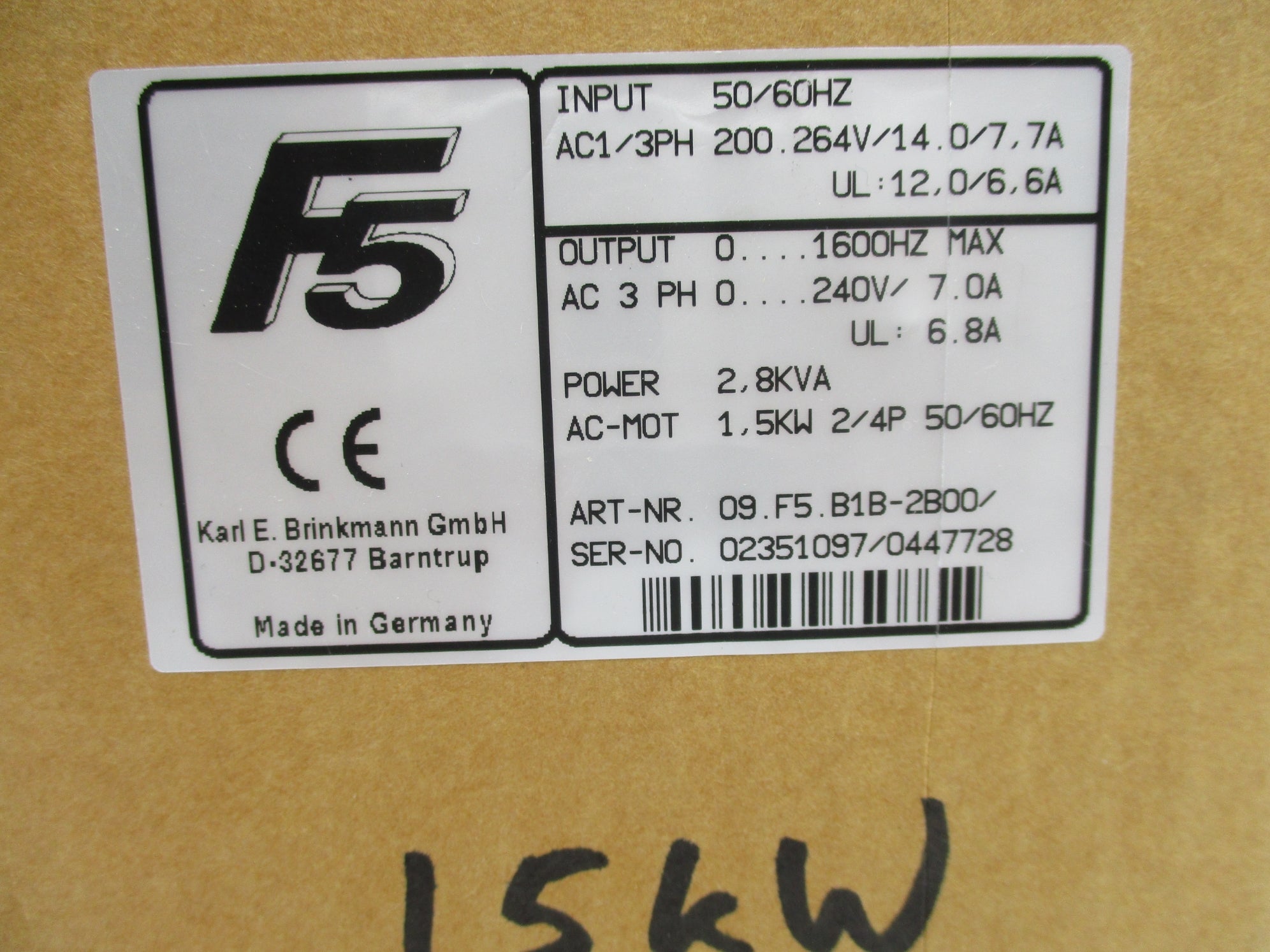 KEB 09.F5.B1B-2B00/ NSMP