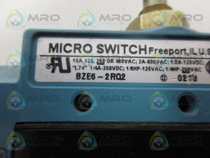 MICRO SWITCH BZE6-2RQ2 (MISSING ROLLER ARM) NSNP