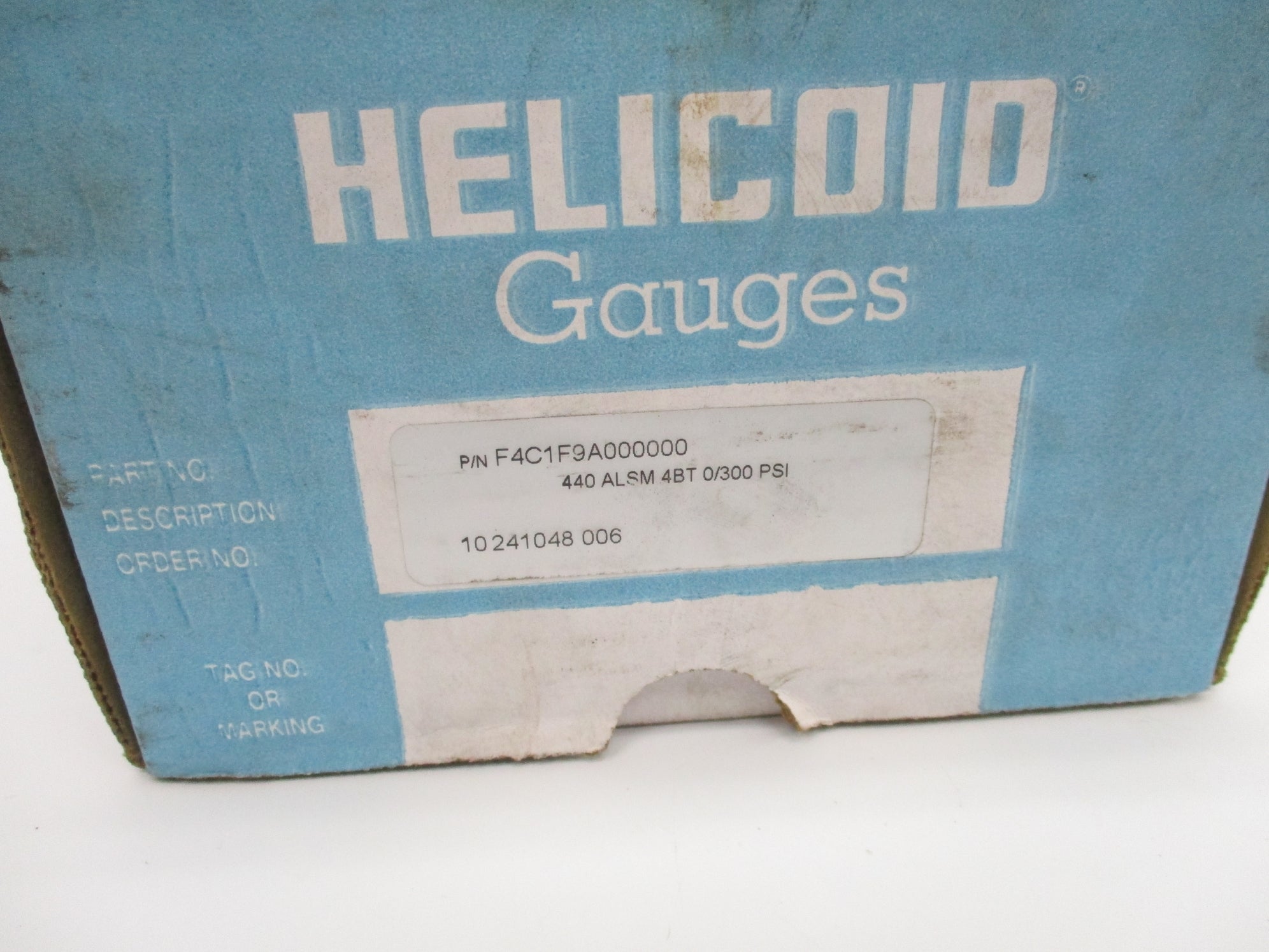 HELICOID GAUGES F4C1F9A000000 0-300PSI NSMP