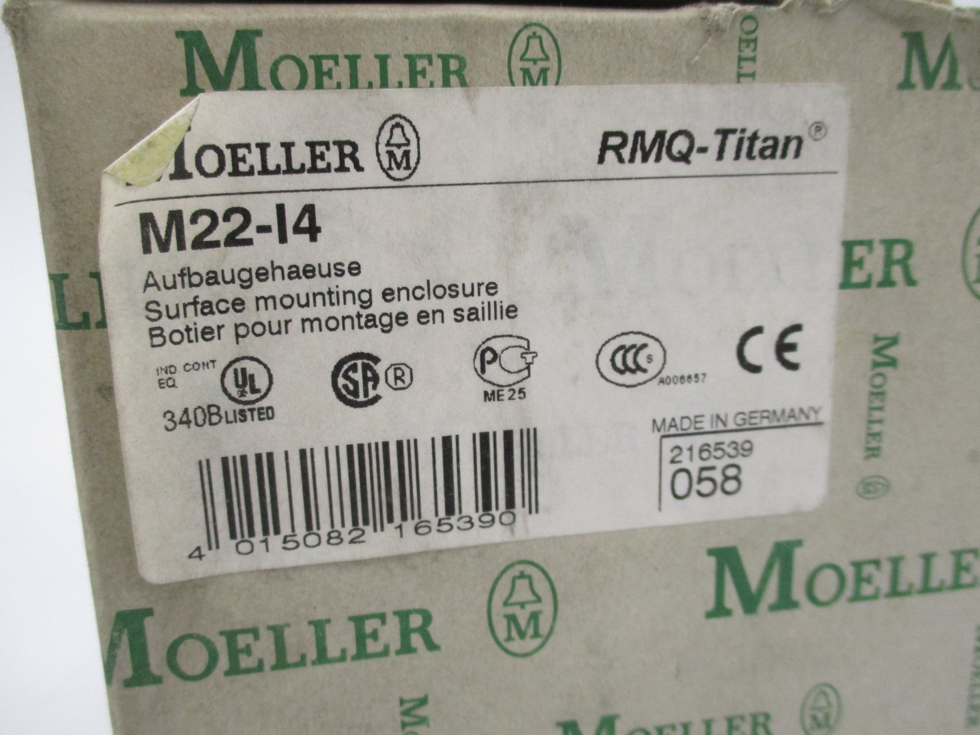 KLOCKNER MOELLER M22-I4 NSMP
