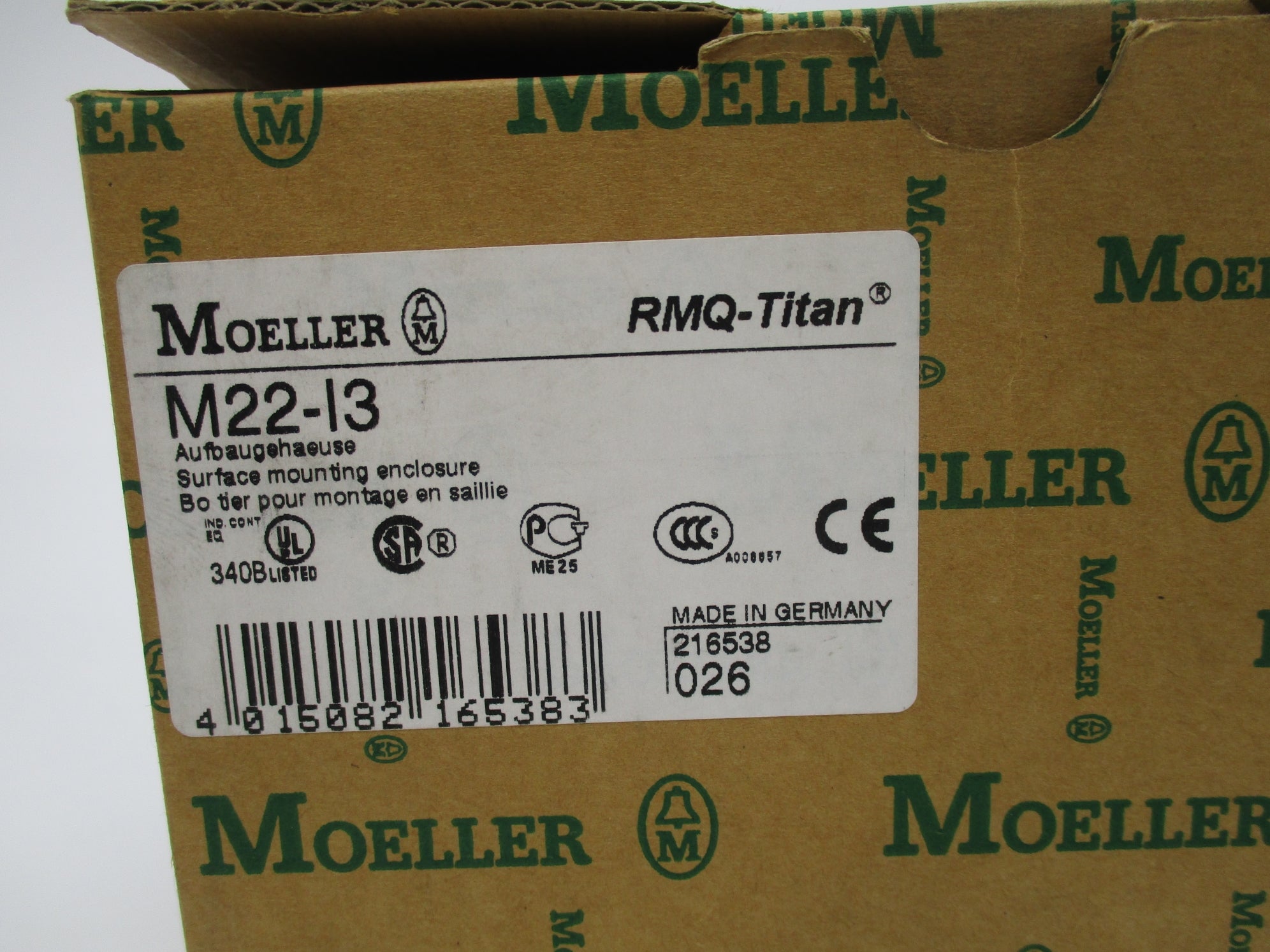 KLOCKNER MOELLER M22-I3 NSMP