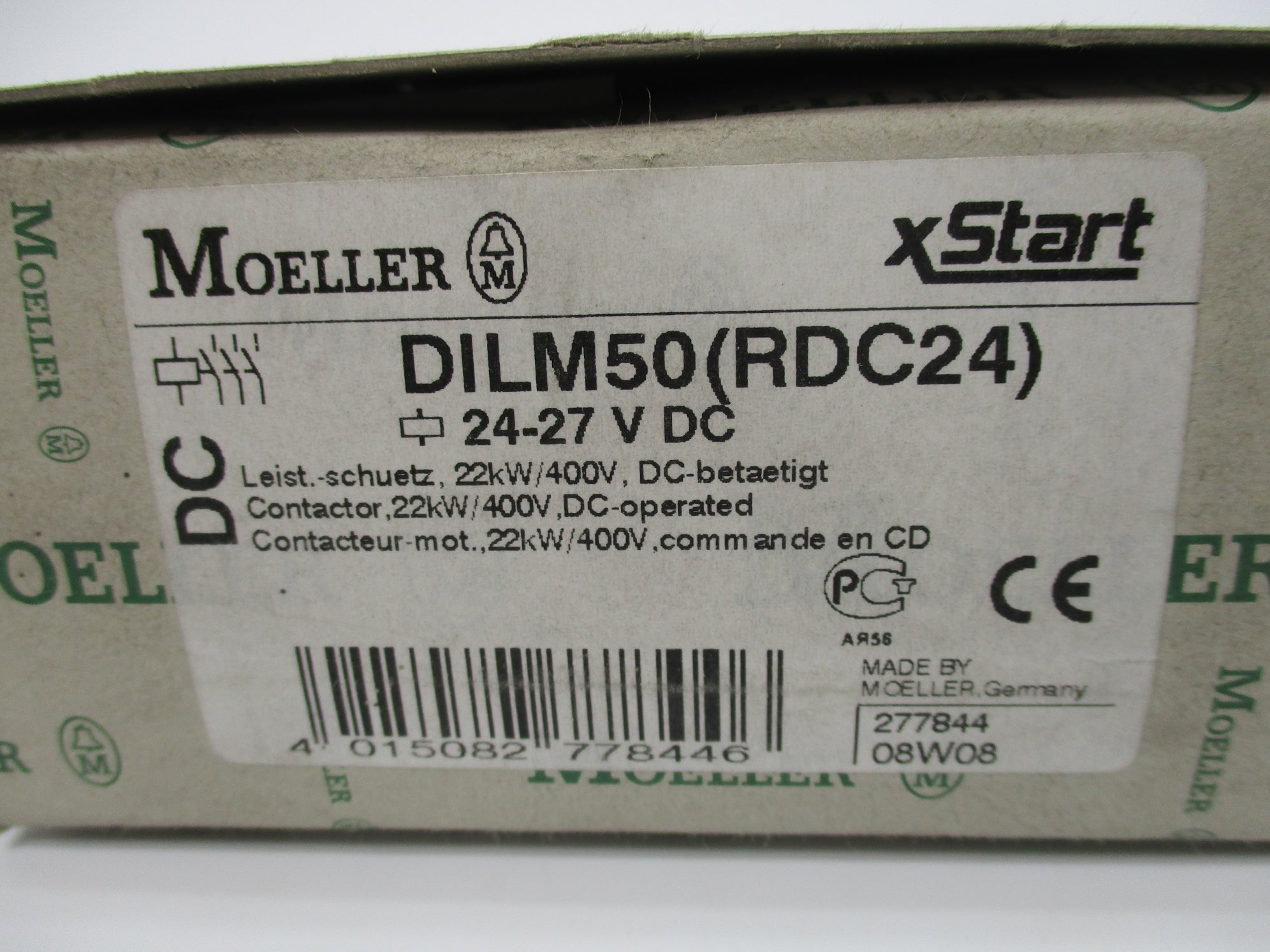 KLOCKNER MOELLER DILM50(RDC24) 24-27VDC NSMP