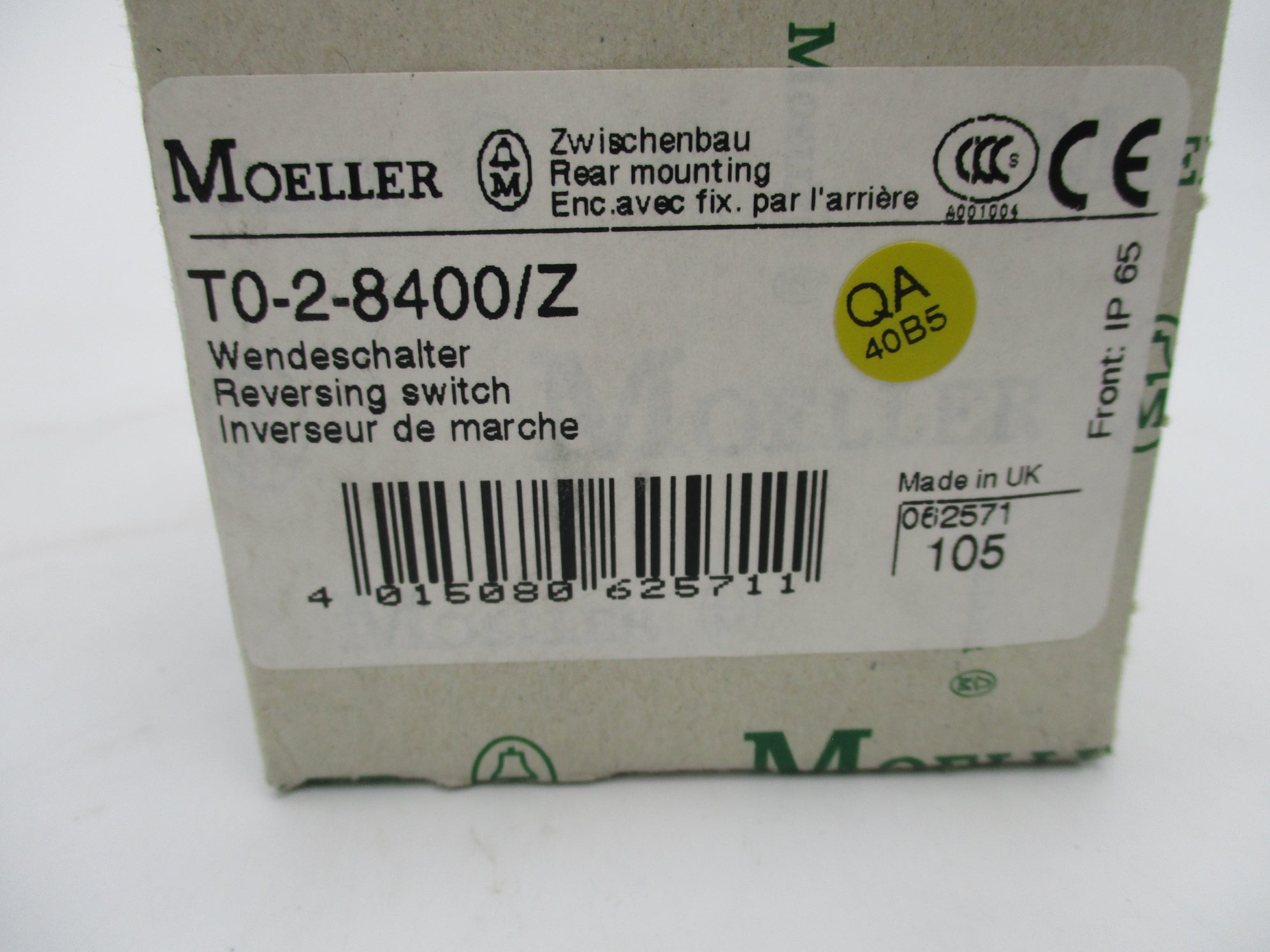 KLOCKNER MOELLER T0-2-8400/Z NSMP
