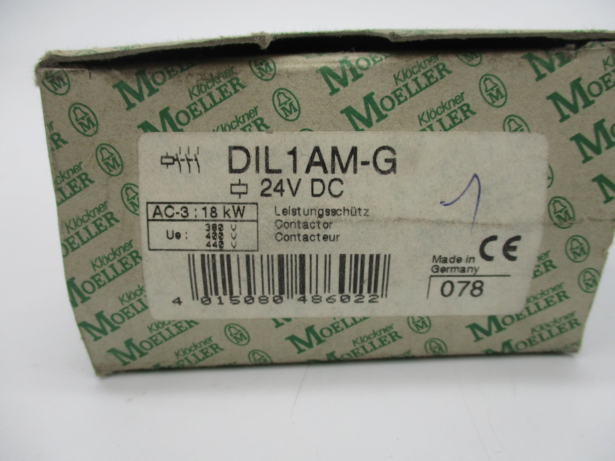 KLOCKNER MOELLER DIL1AM-G 24VDC NSMP