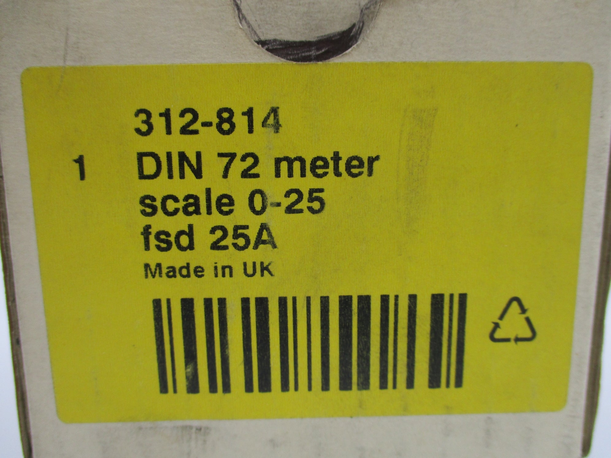 RS COMPONENTS 312-814 0-25A NSMP