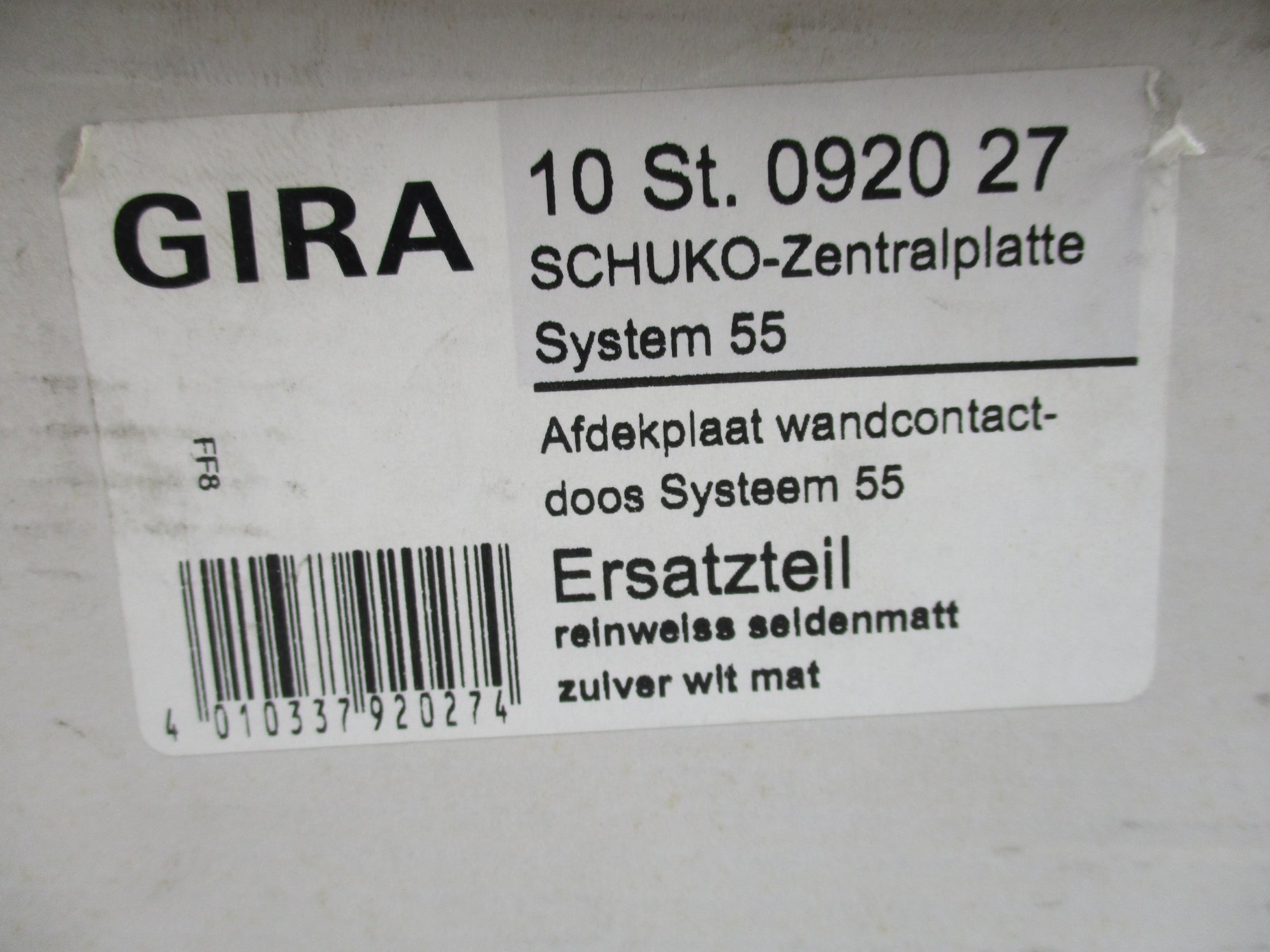 GIRA 092027 (PKG OF 10) NSMP
