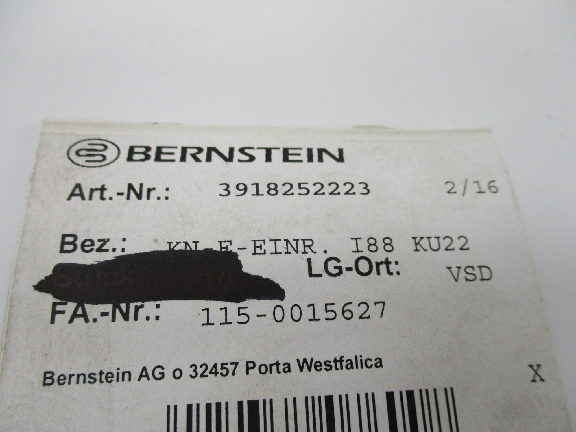 BERNSTEIN 3918252223 NSNP