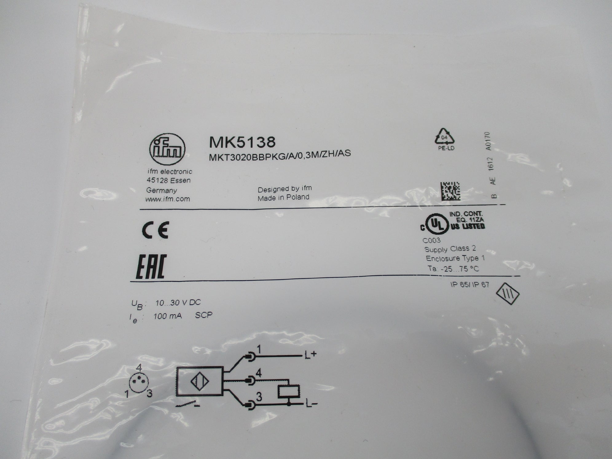 IFM EFECTOR MK5138 NSMP