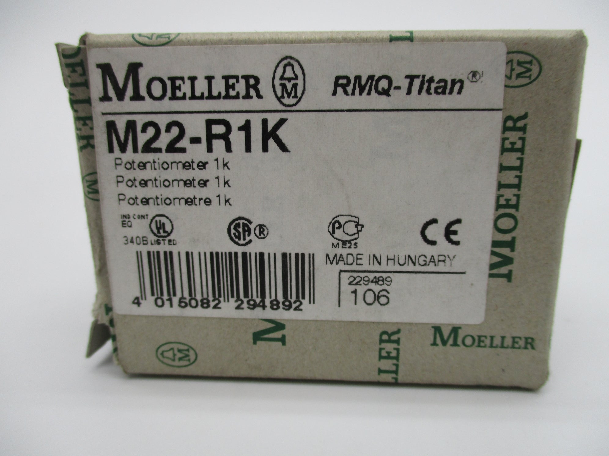 KLOCKNER MOELLER M22-R1K 0-10 NSMP