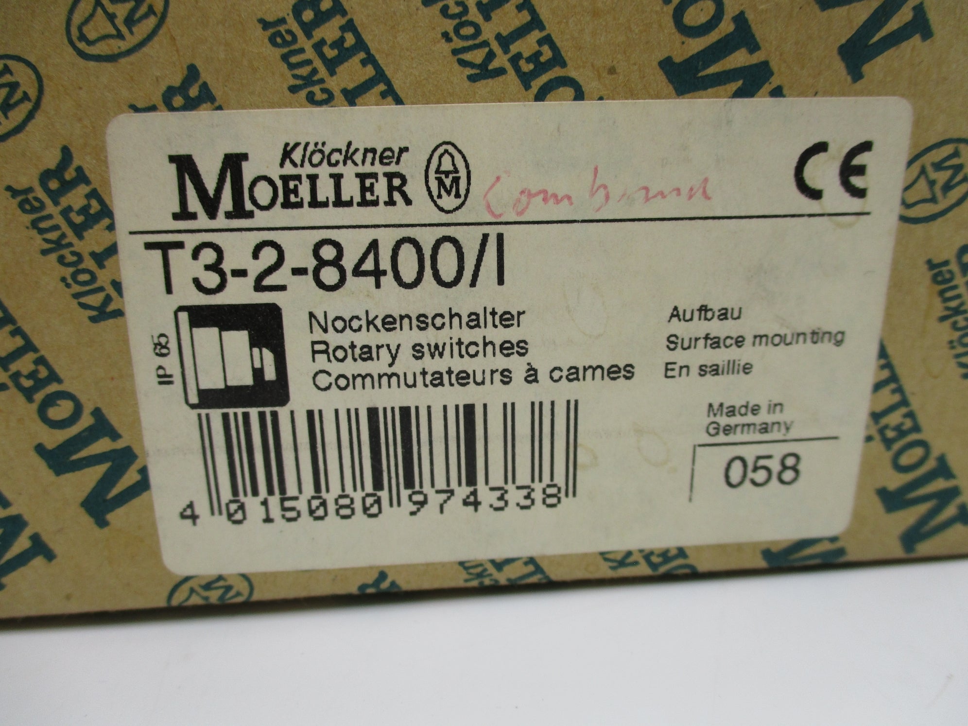 KLOCKNER MOELLER T3-2-8400/I NSMP