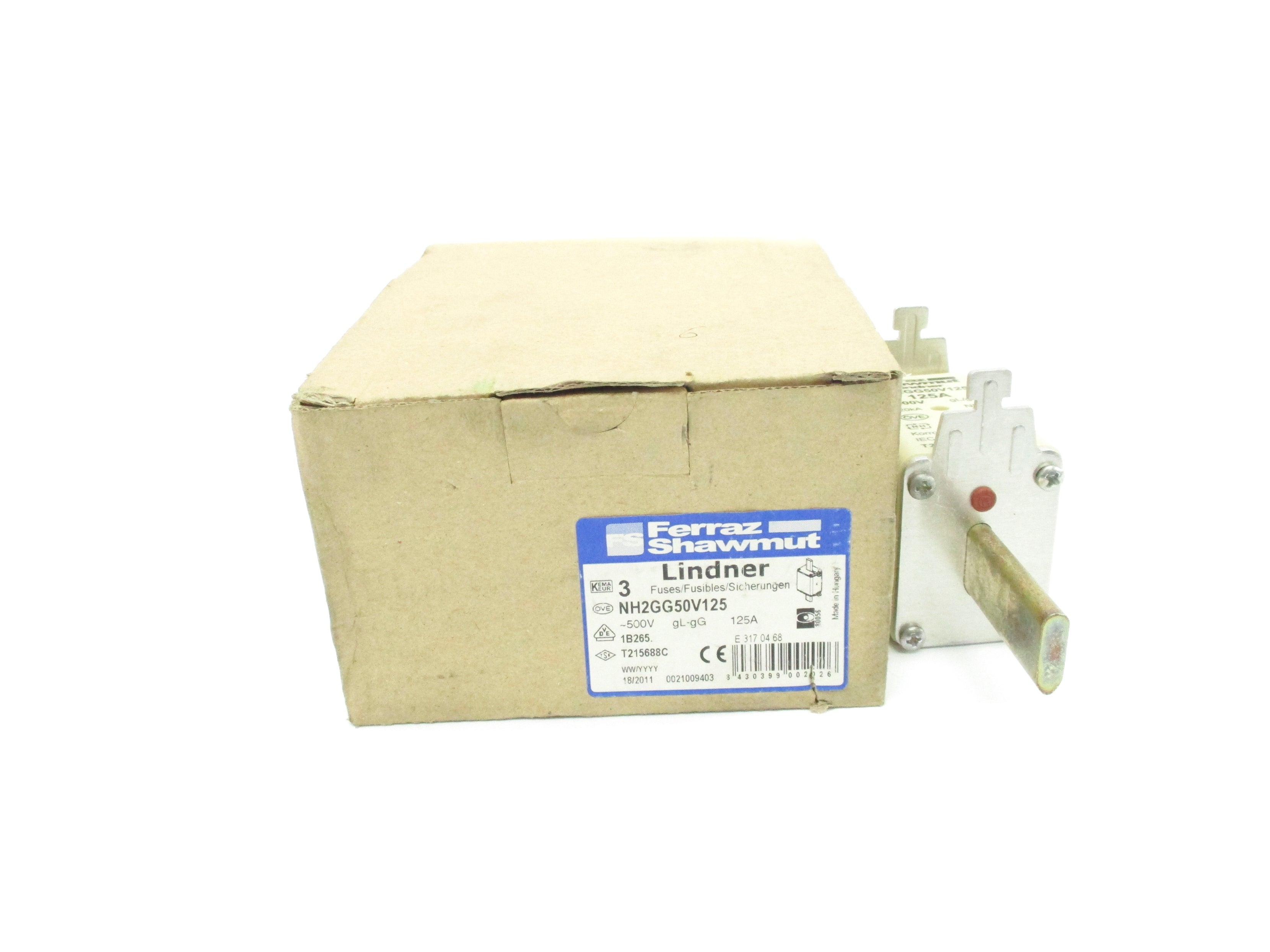 FERRAZ SHAWMUT NH2GG50V125 (PKG OF 3) NSMP