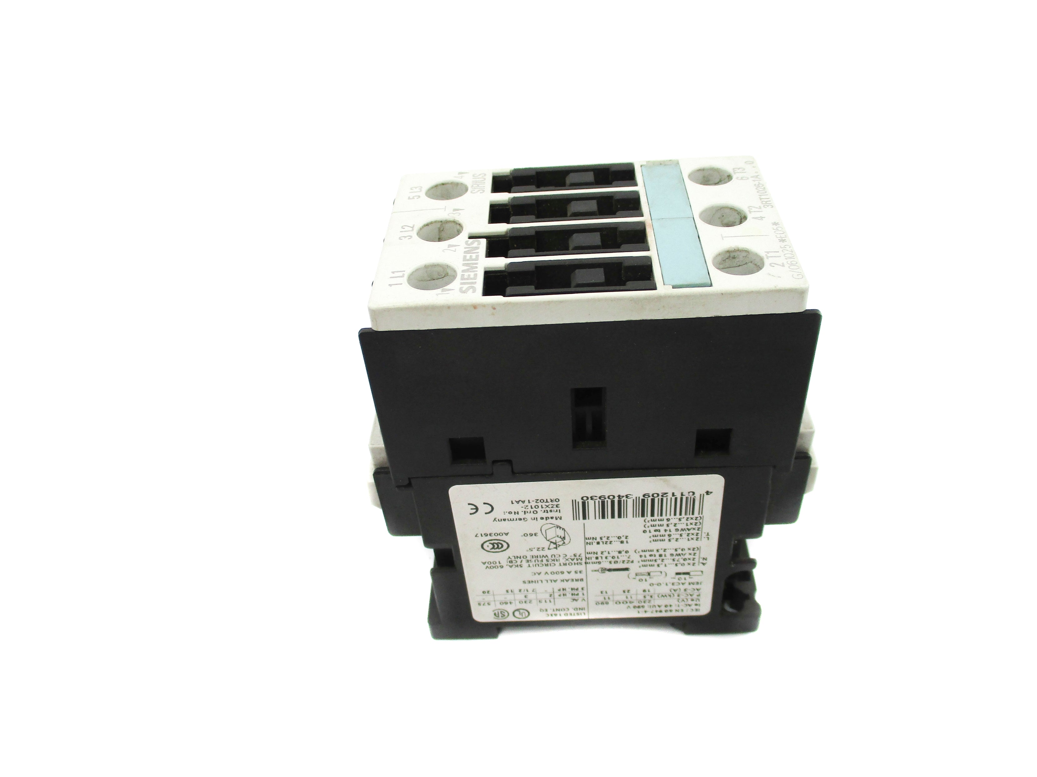 SIEMENS 3RT1026-1AK60 110/120V NSNP