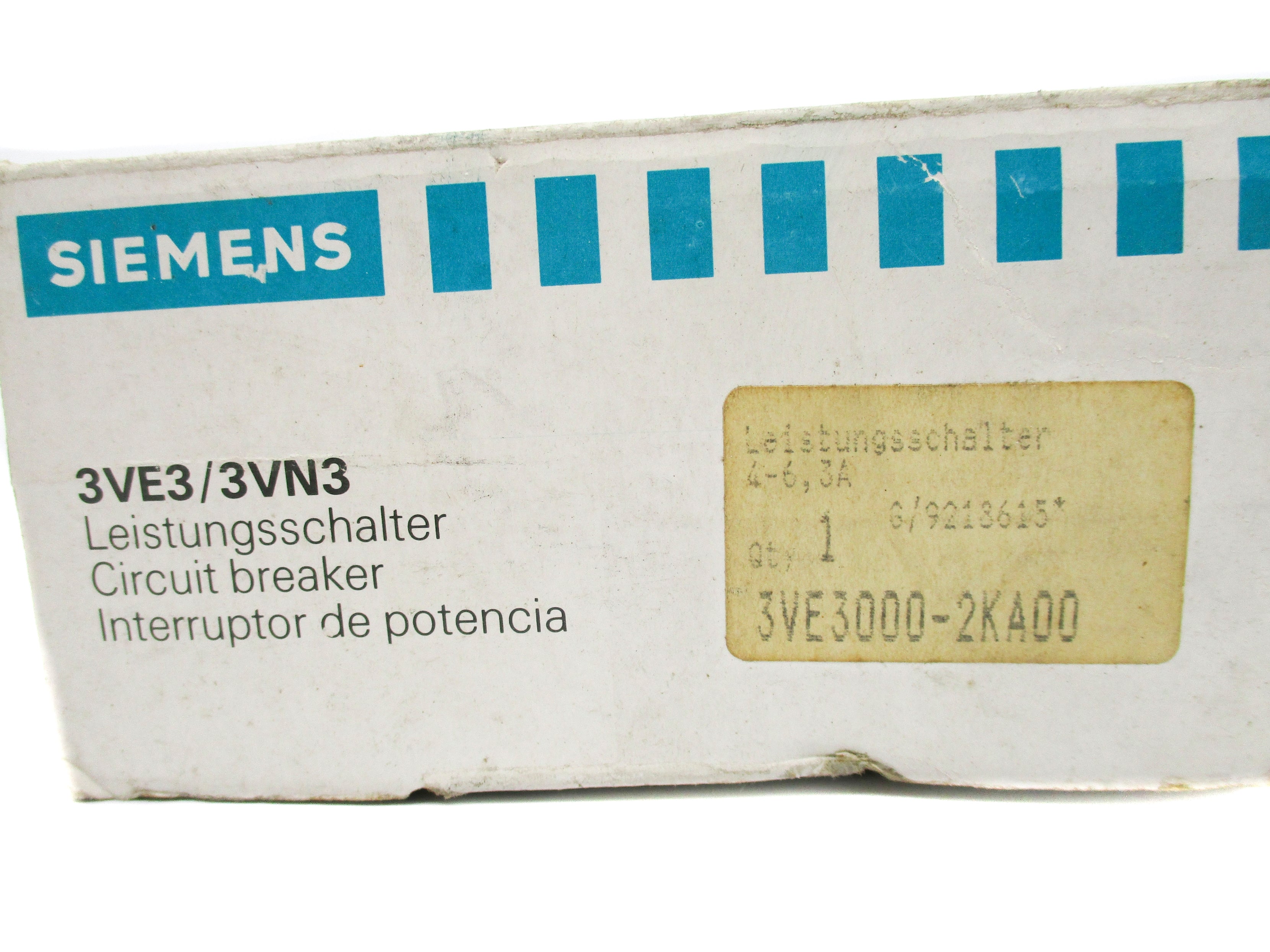SIEMENS 3VE3000-2KA00 NSMP