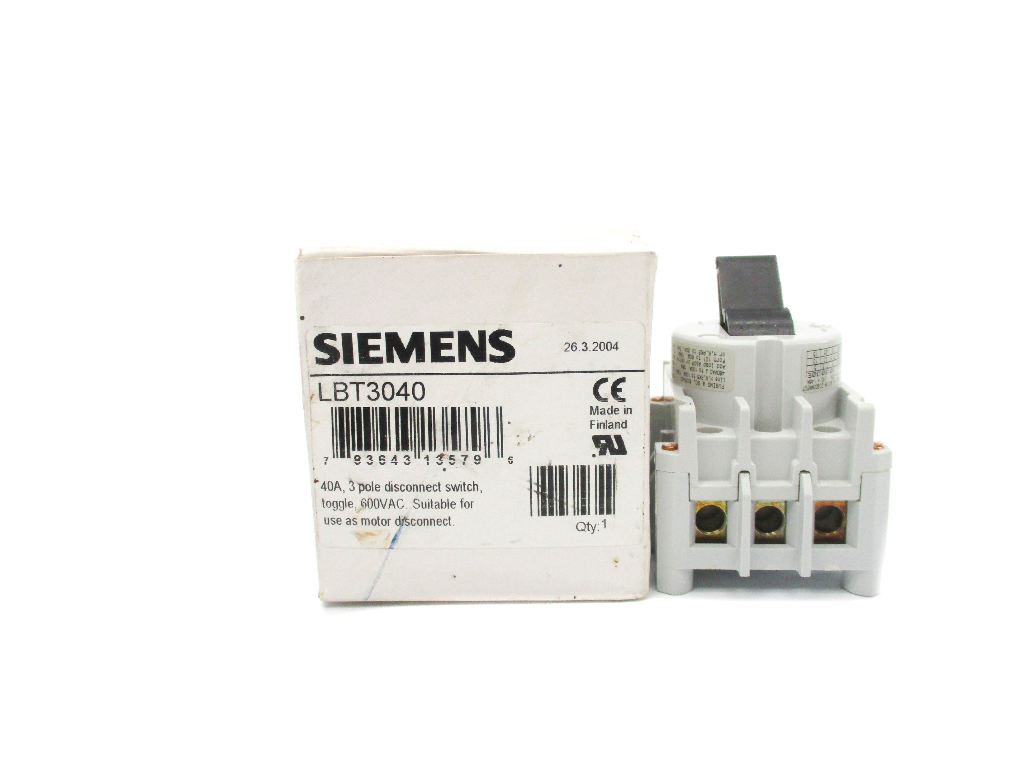 SIEMENS LBT3040 NSMP