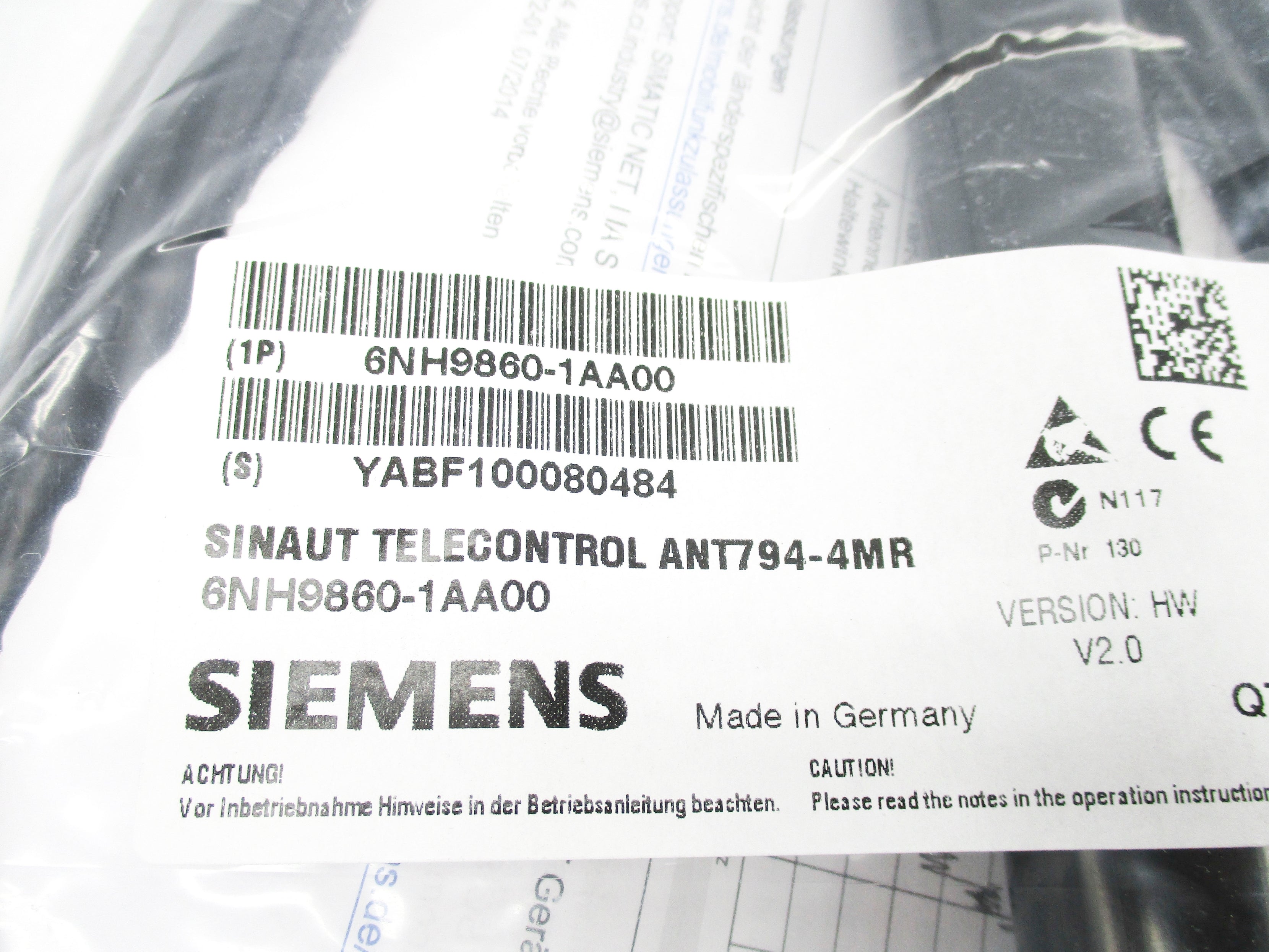 SIEMENS 6NH9860-1AA00 NSMP