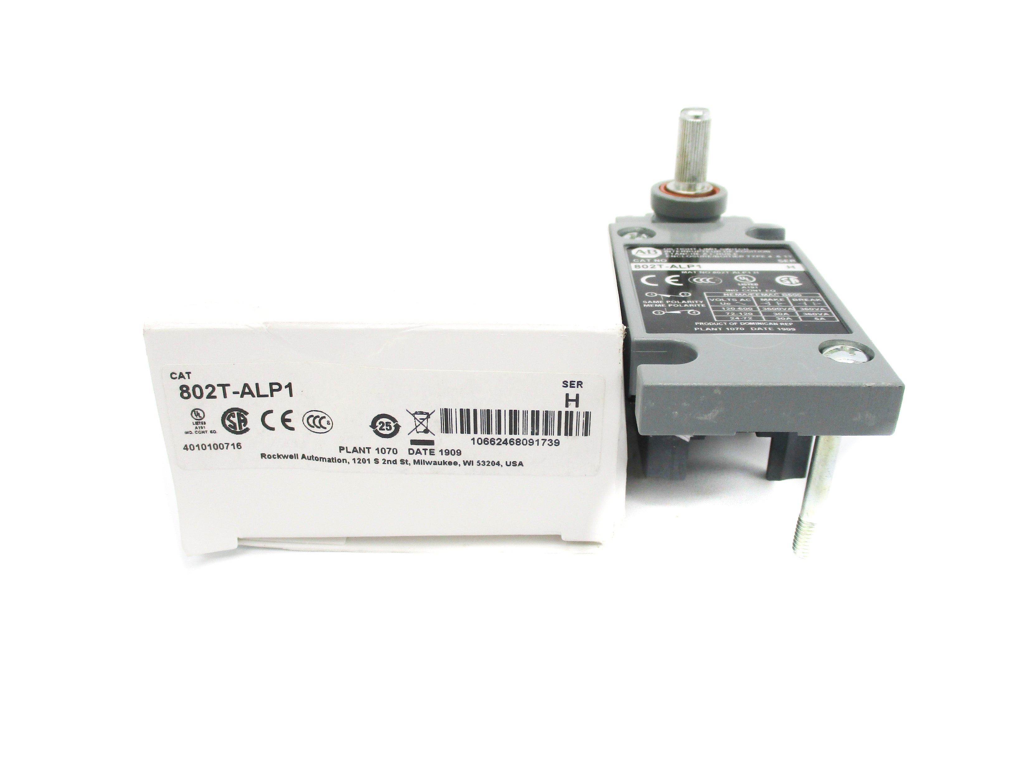 INDUSTRIAL SPARE PART 802T-ALP1 SER. H 120-600VAC 30A (WH) NSMP