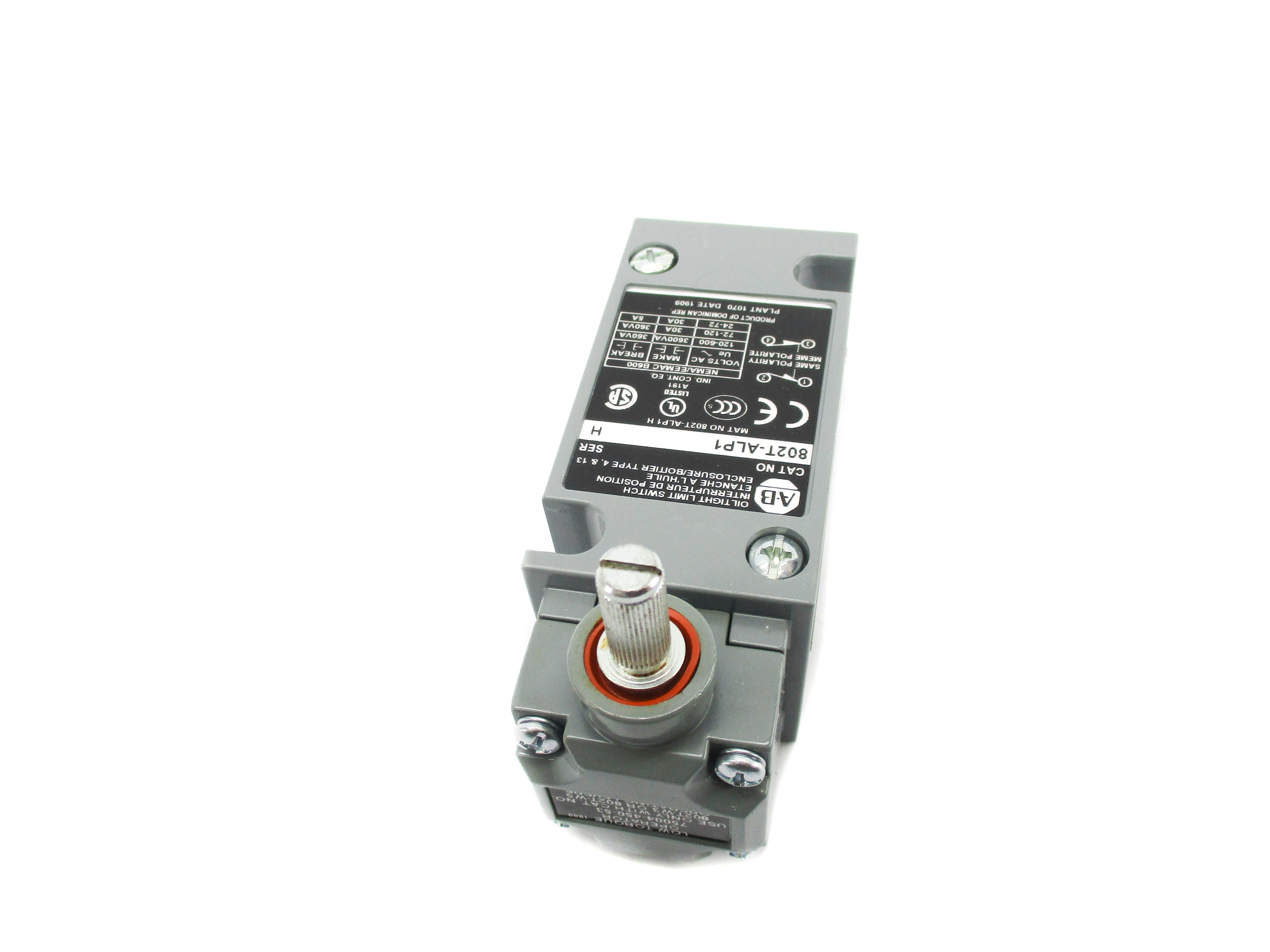 INDUSTRIAL SPARE PART 802T-ALP1 SER. H 120-600VAC 30A (WH) NSMP