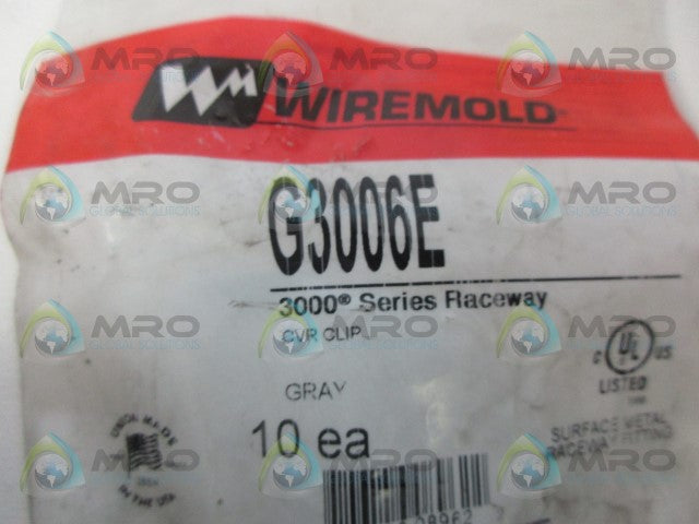 WIREMOLD G3006E CUR CLIP (PK OF 10) *NEW IN FACTORY BAG*