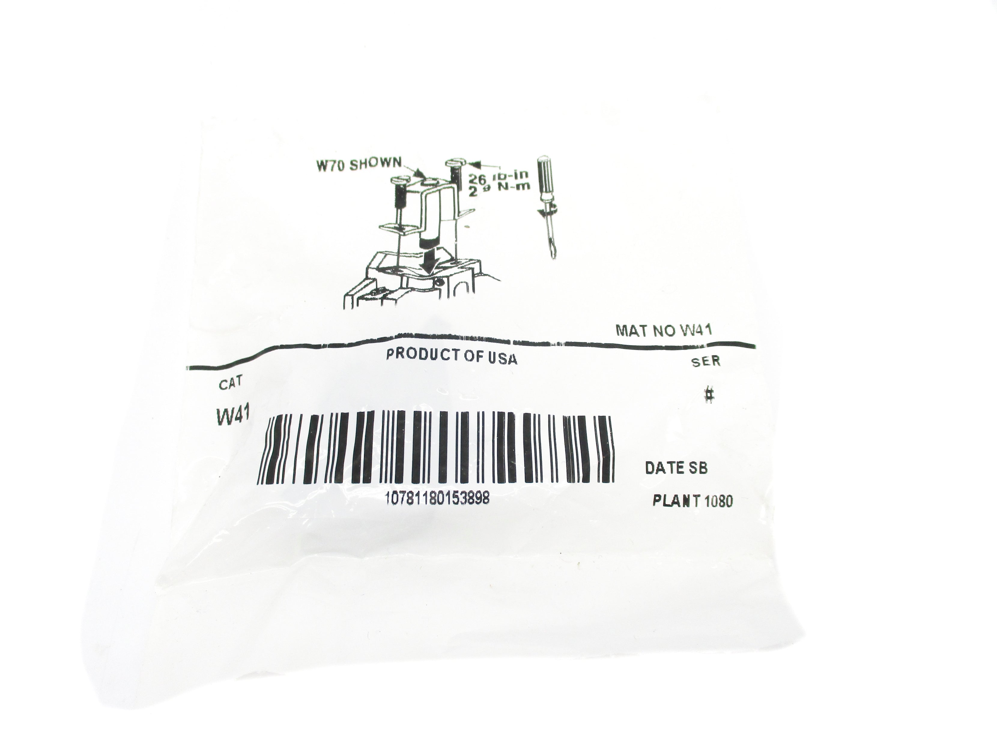 ALLEN BRADLEY W41 SER. # NSMP
