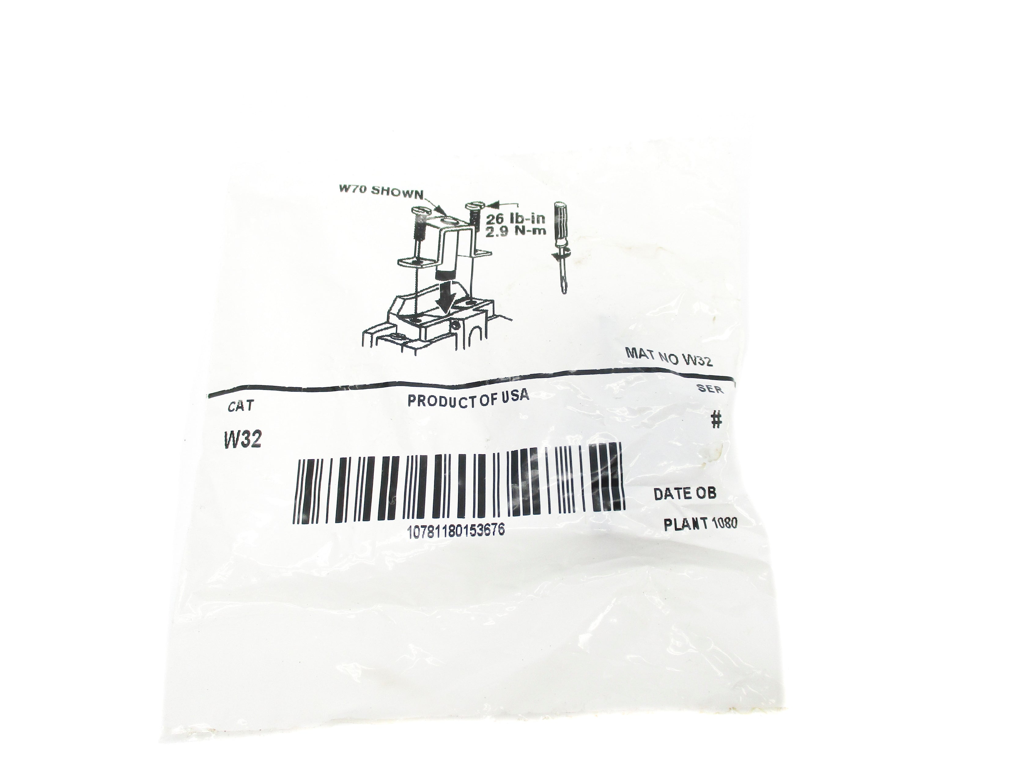 ALLEN BRADLEY W32 SER. # NSMP