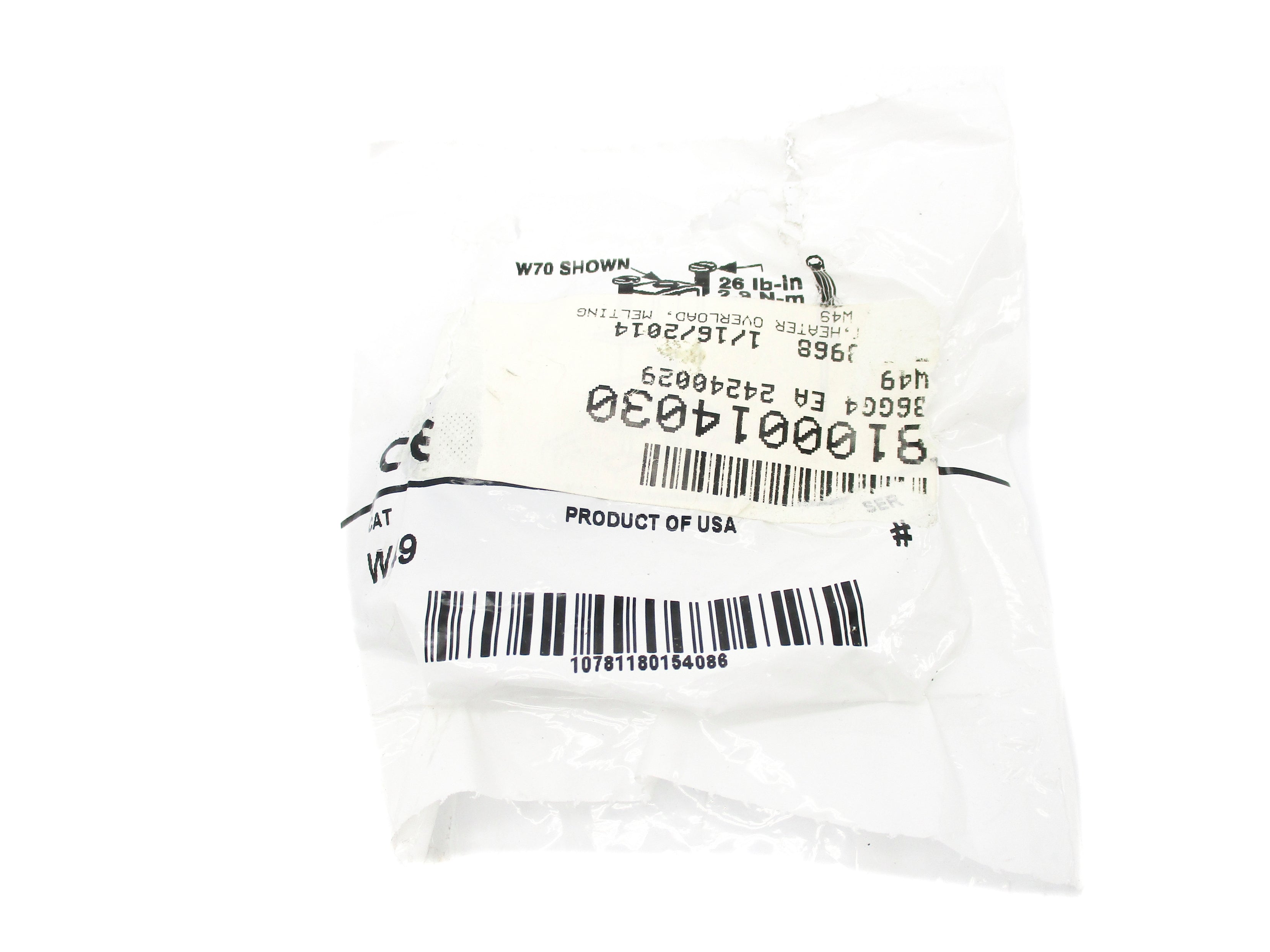 ALLEN BRADLEY W49 SER. # NSMP