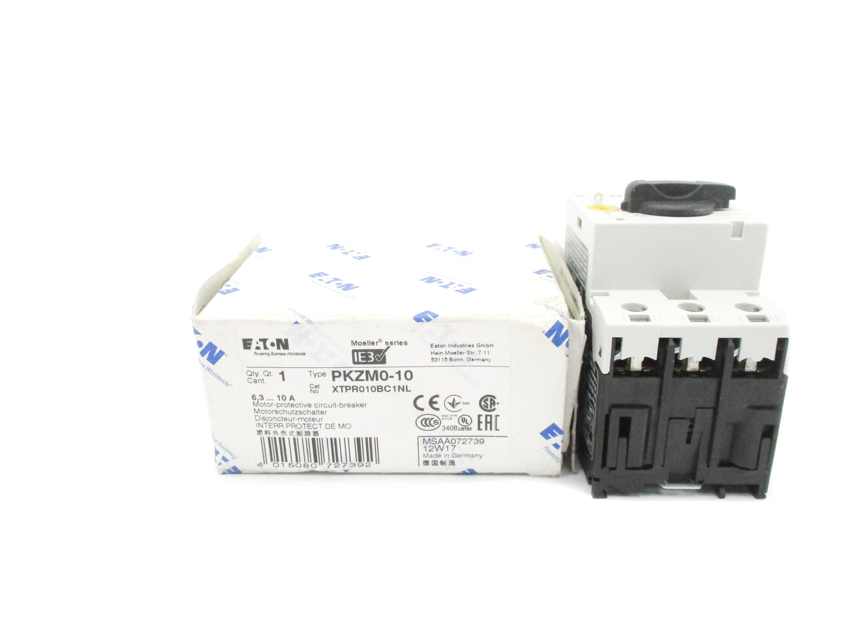 EATON PKZM0-10 6,3-10A 600V NSMP