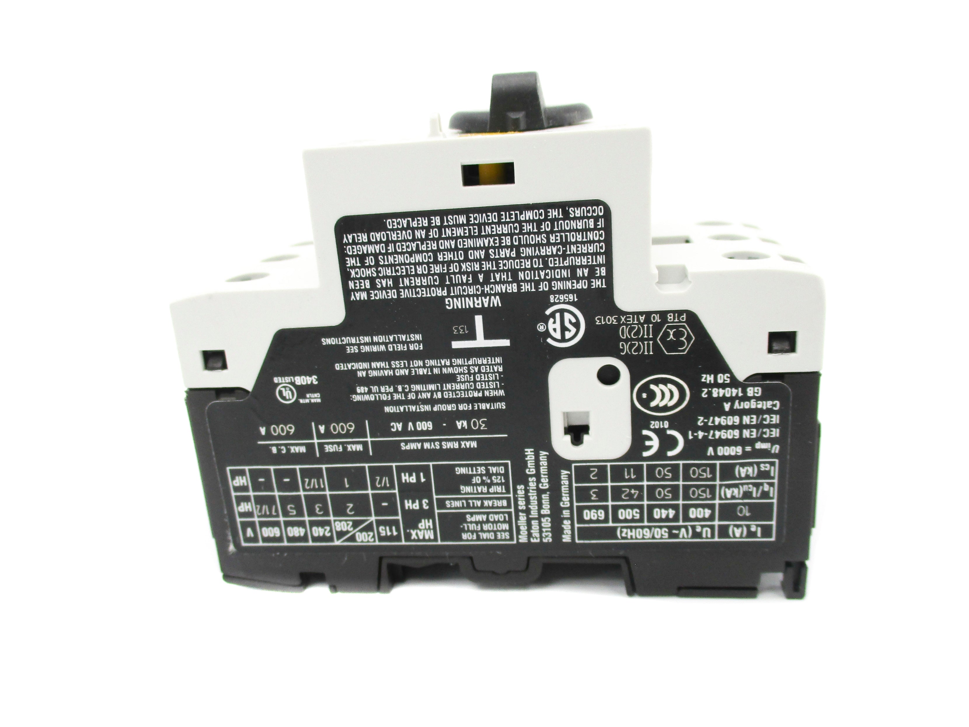 EATON PKZM0-10 6,3-10A 600V NSMP