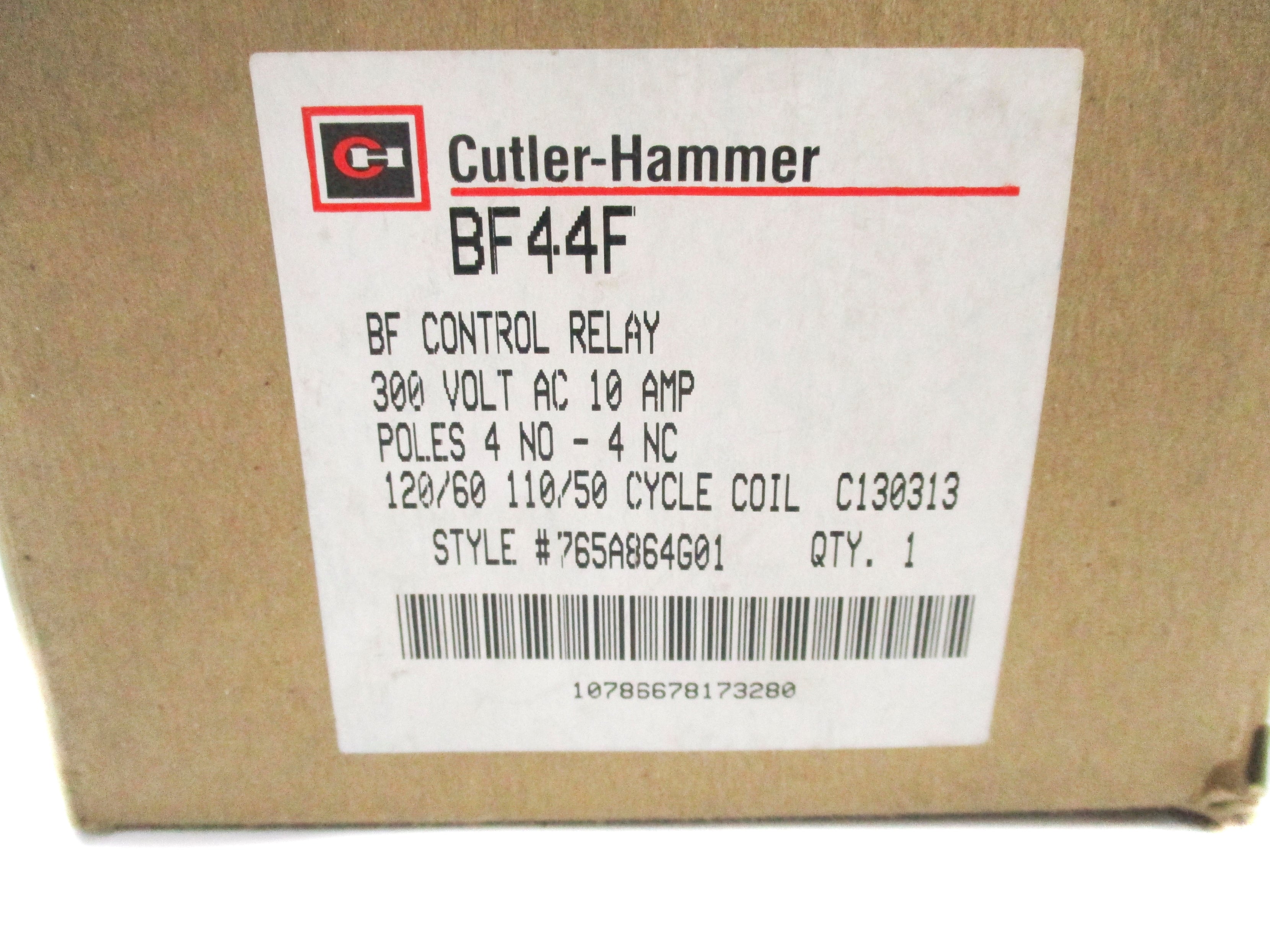CUTLER HAMMER BF44F 110/120V 10A NSMP