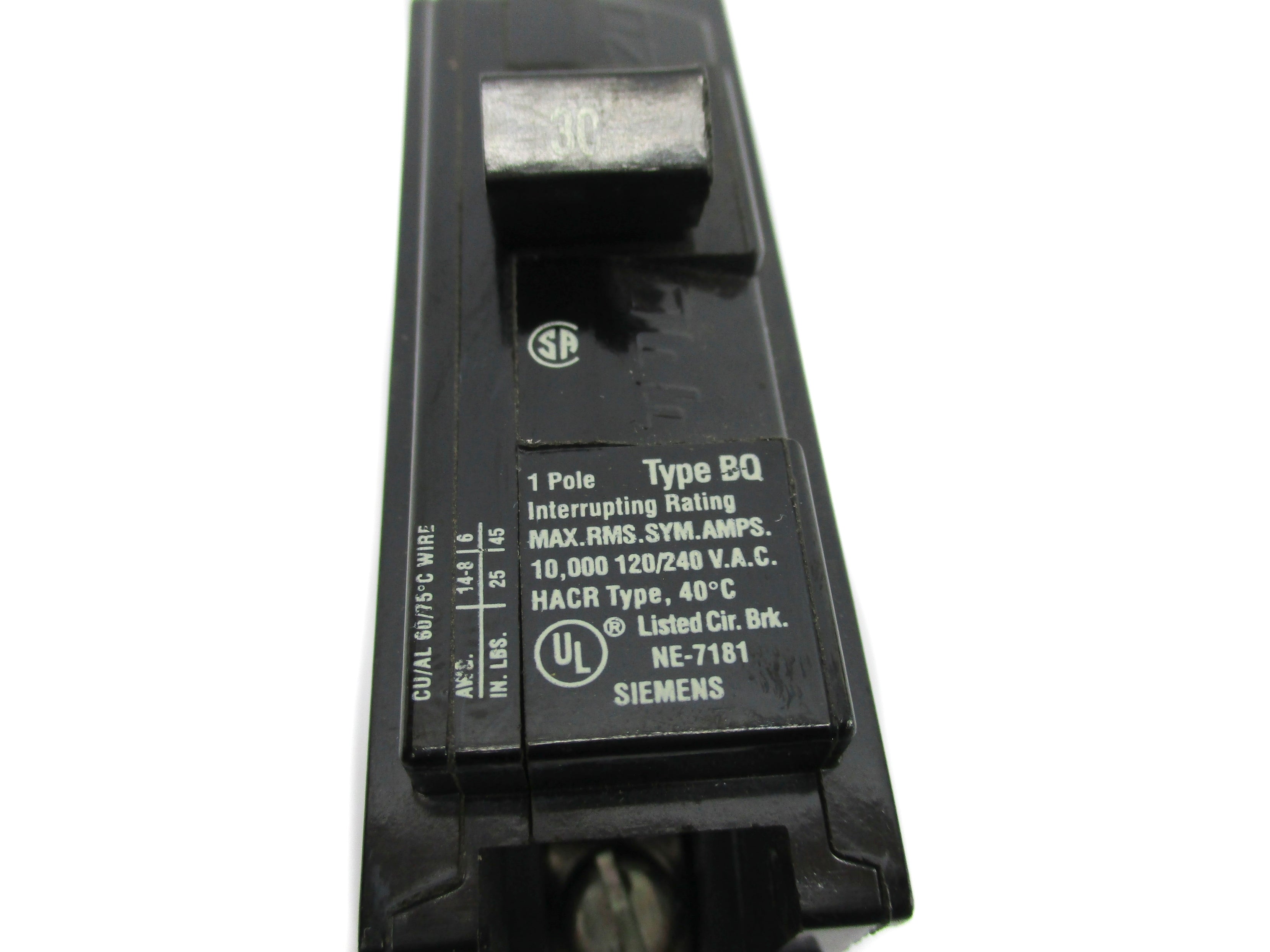 SIEMENS BQ130 120/240V 30A NSNP