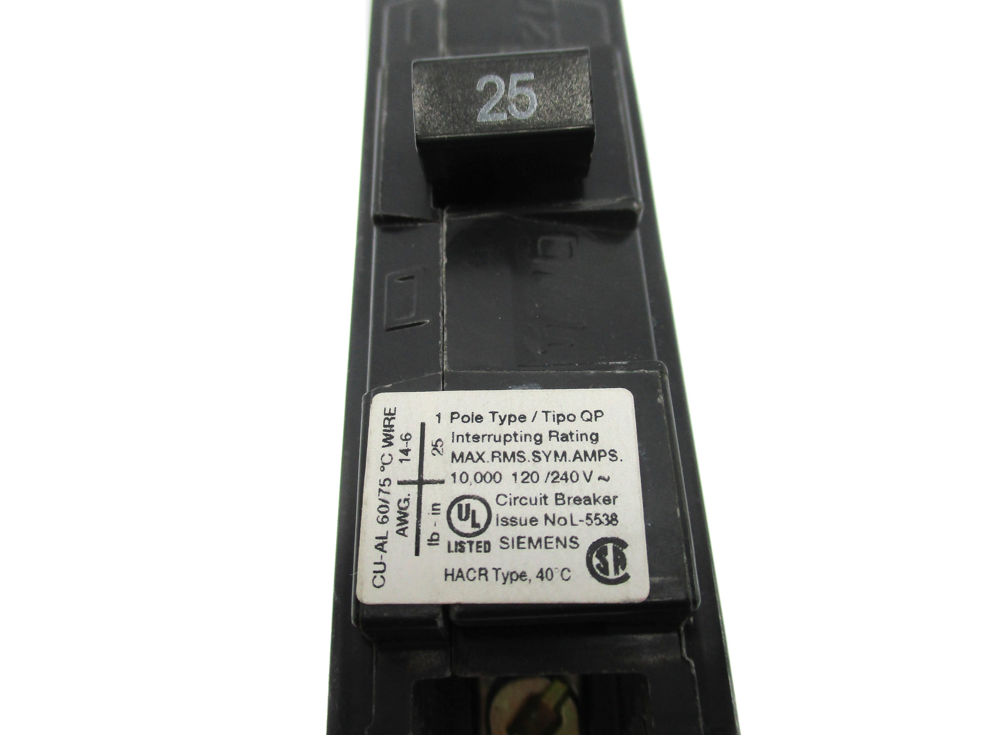 SIEMENS Q125 120/240V 25A NSNP