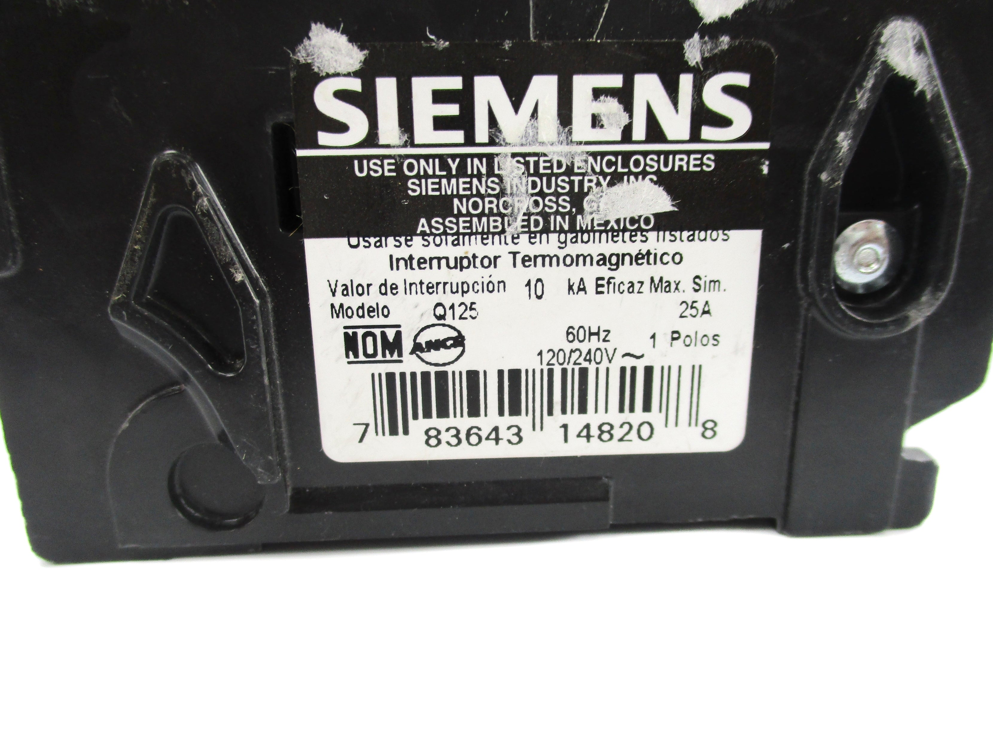 SIEMENS Q125 120/240V 25A NSNP