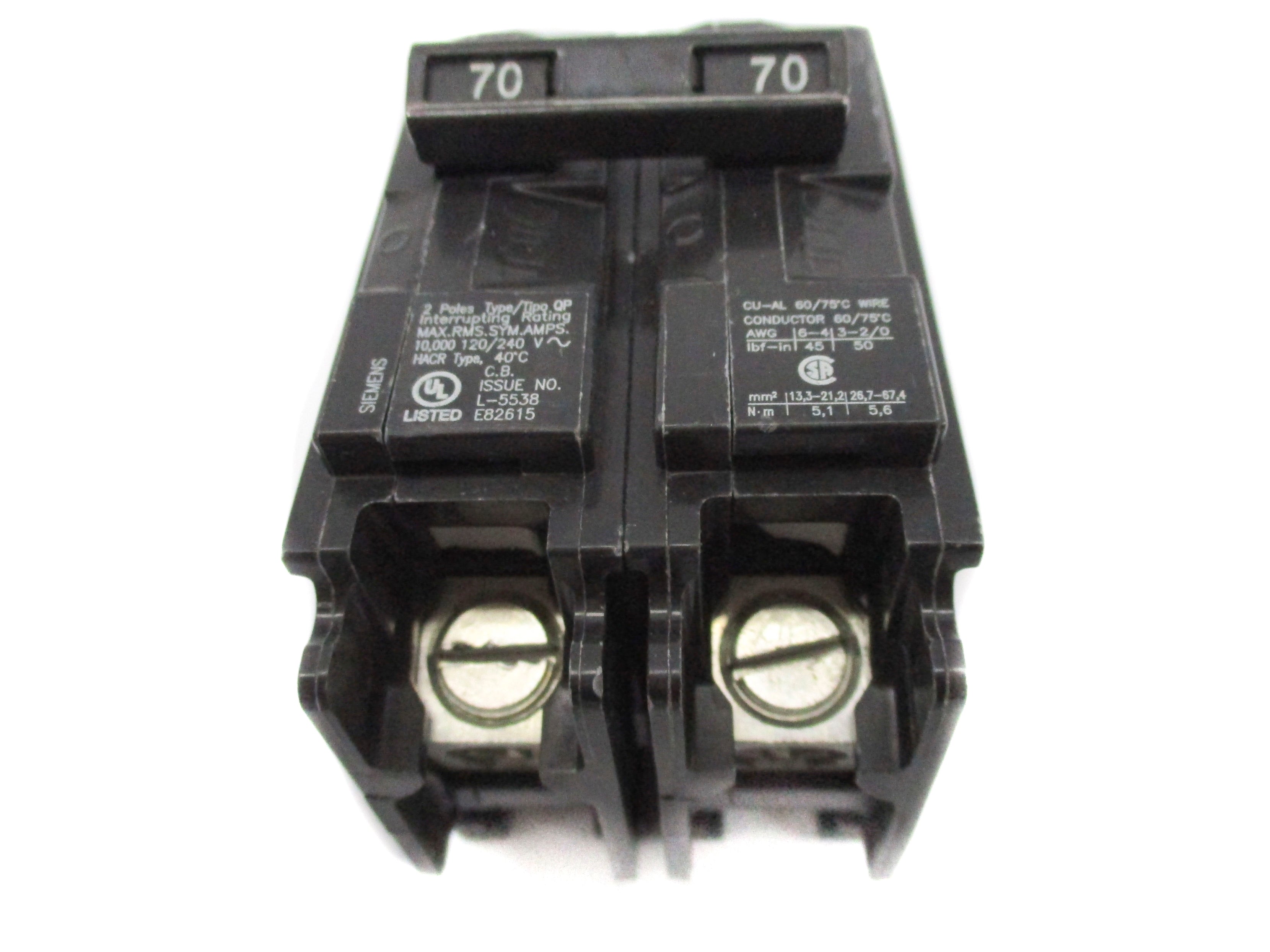 SIEMENS Q270 120/240V 70A NSNP