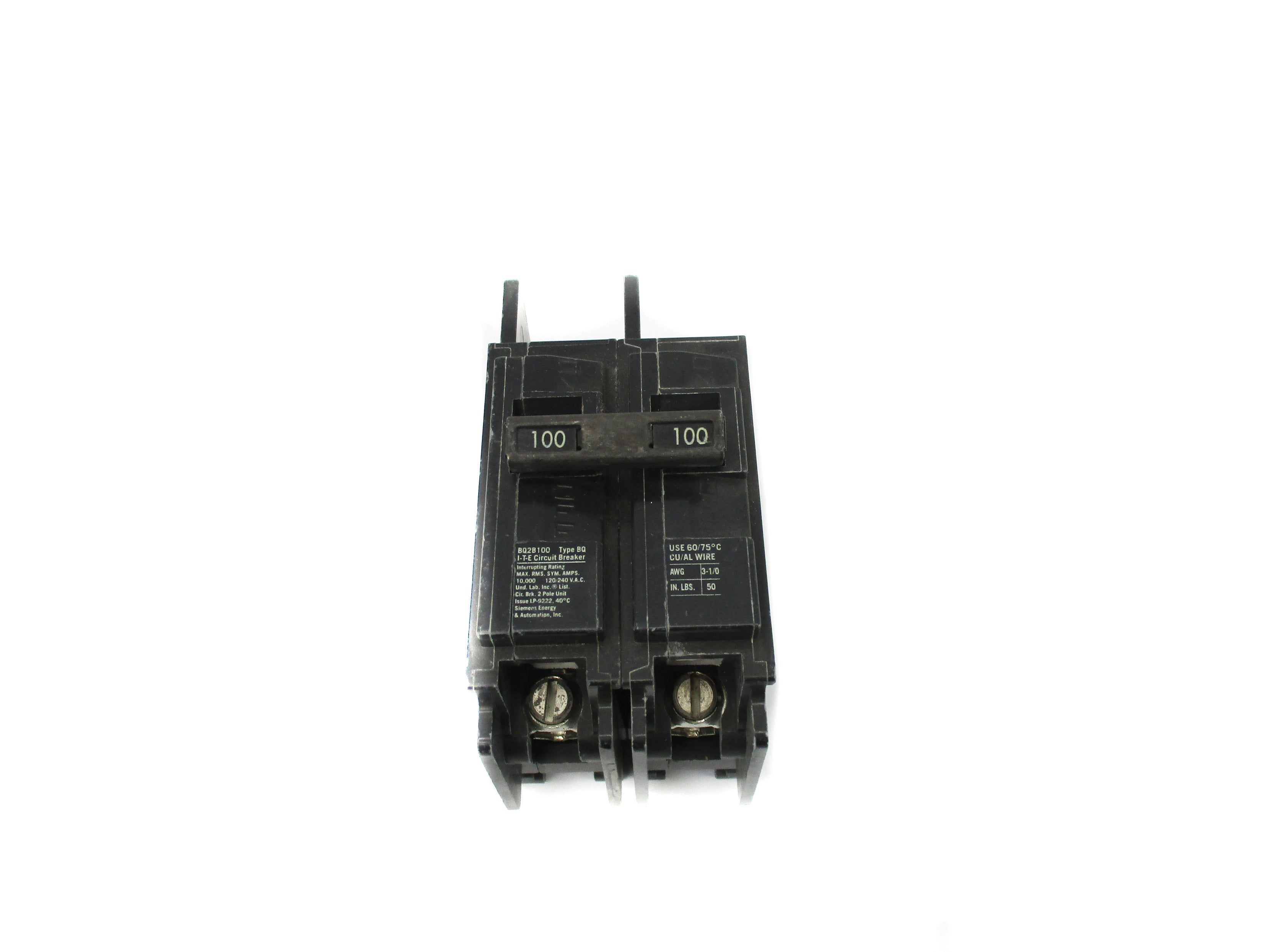 SIEMENS BQ2B100 120/240V 100A NSNP