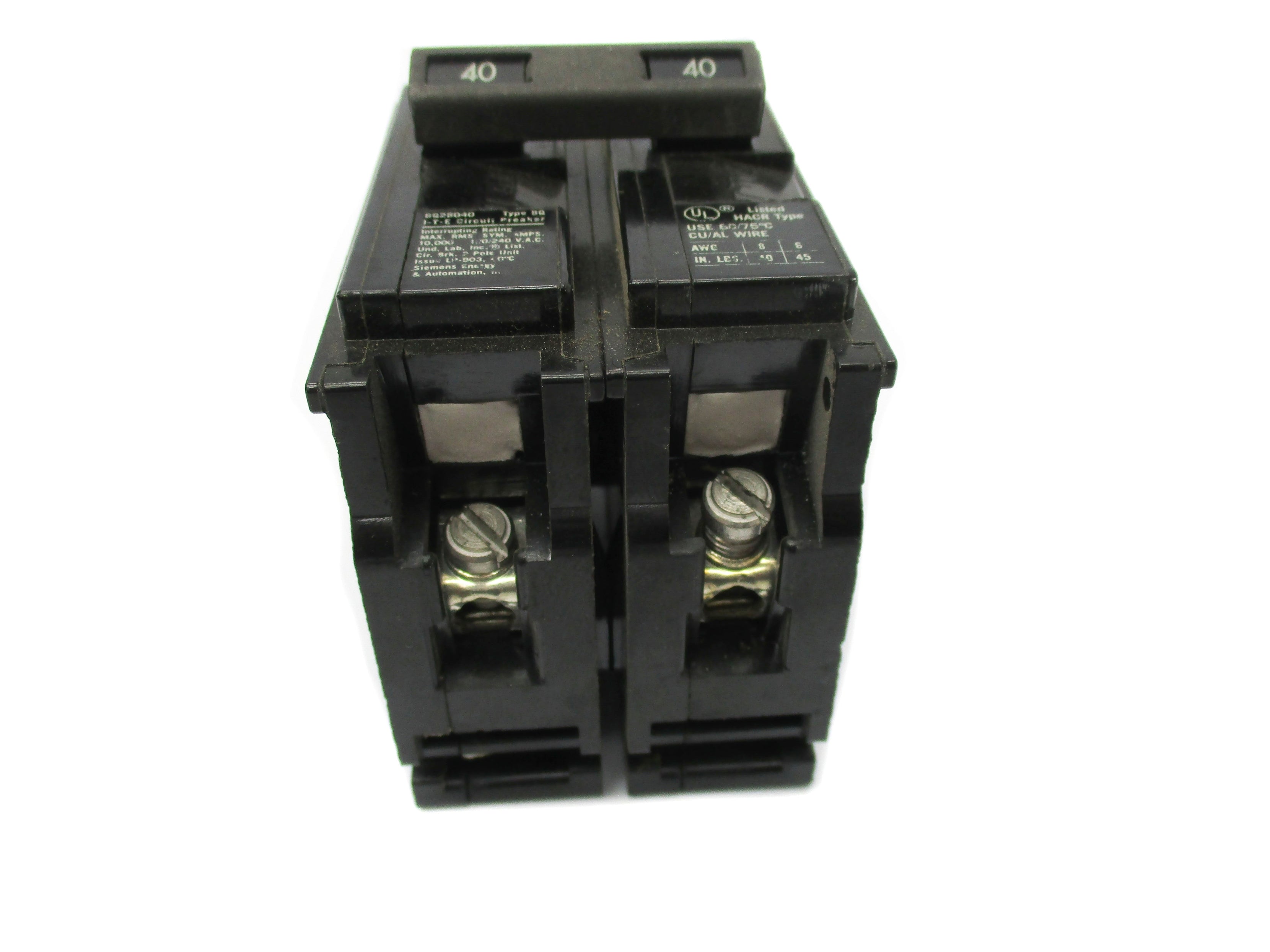SIEMENS BQ2B040 120/240V 40A UNMP