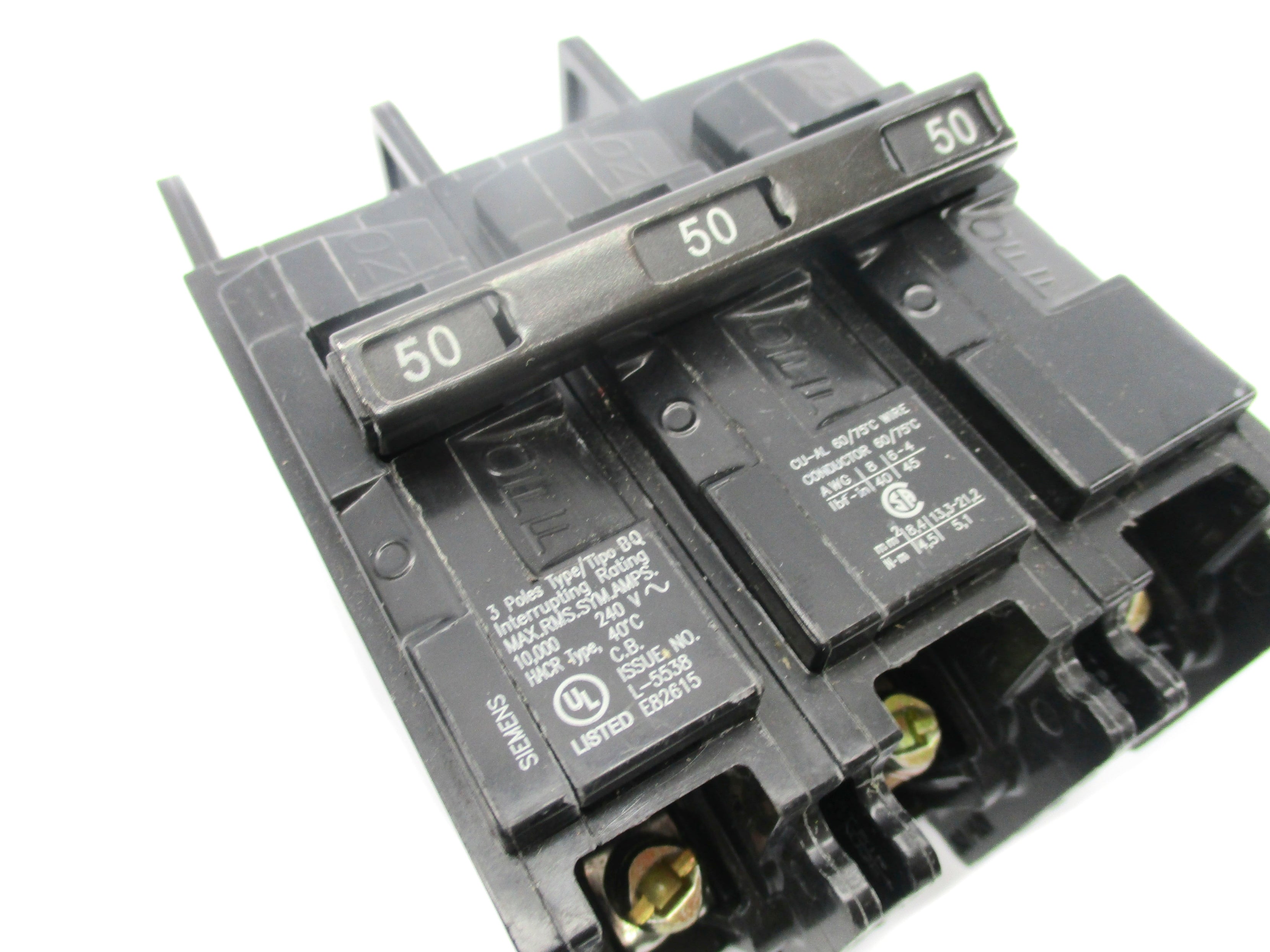 SIEMENS BQ3B050 240V 50A NSNP