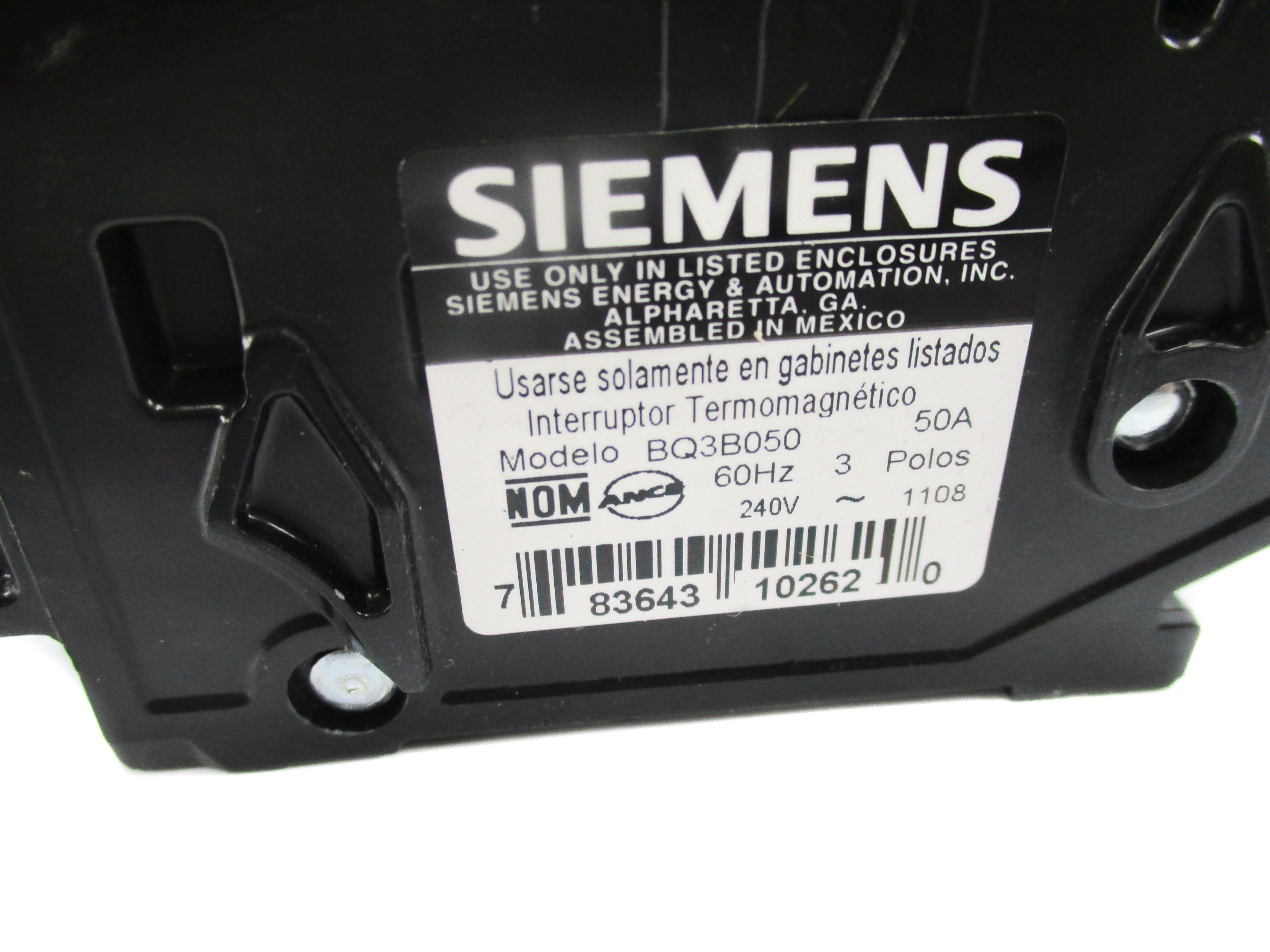 SIEMENS BQ3B050 240V 50A NSNP