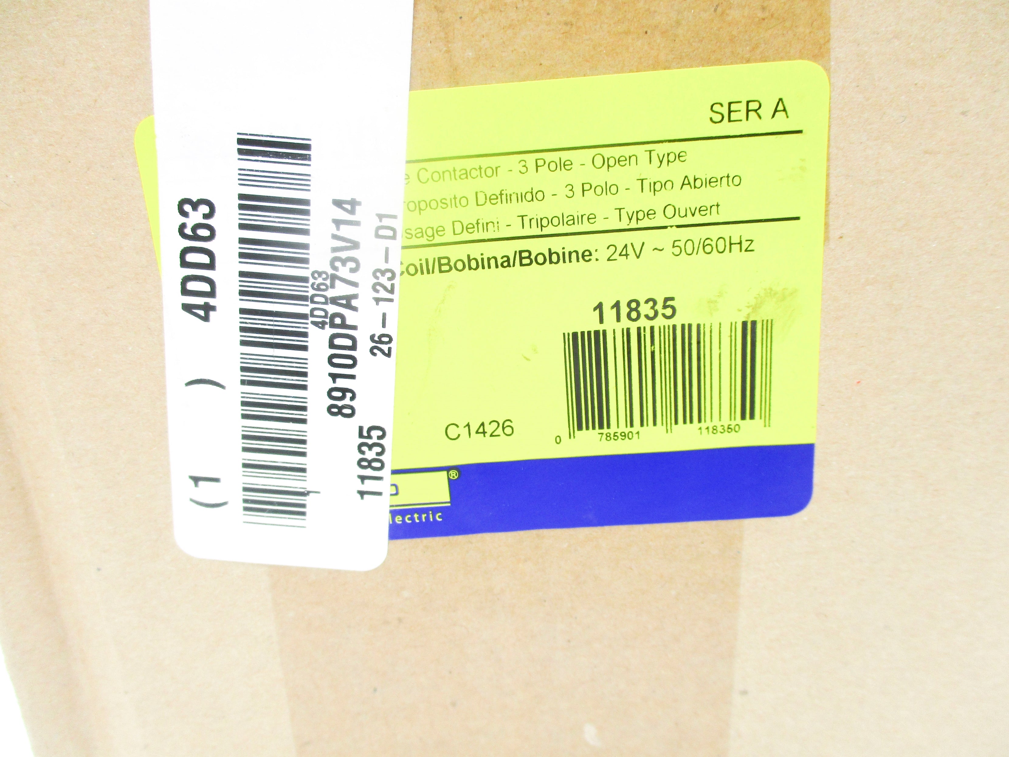 SQUARE D 8910DPA73V14 SER. A 24V NSMP